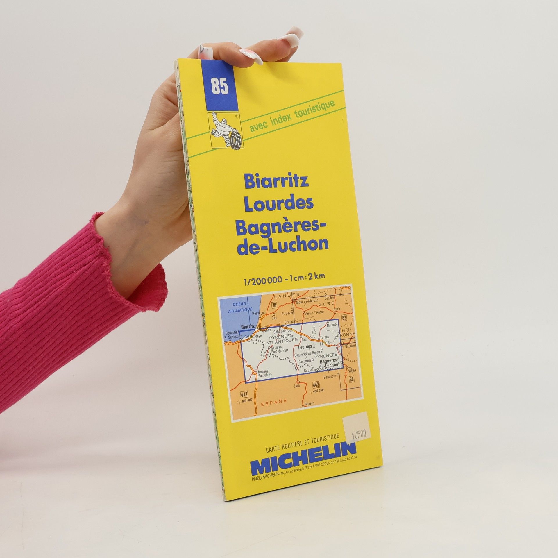 Michelin Michelin France Biarritz/Lourdes/Bagnères-de-Luchon Map No. 85
