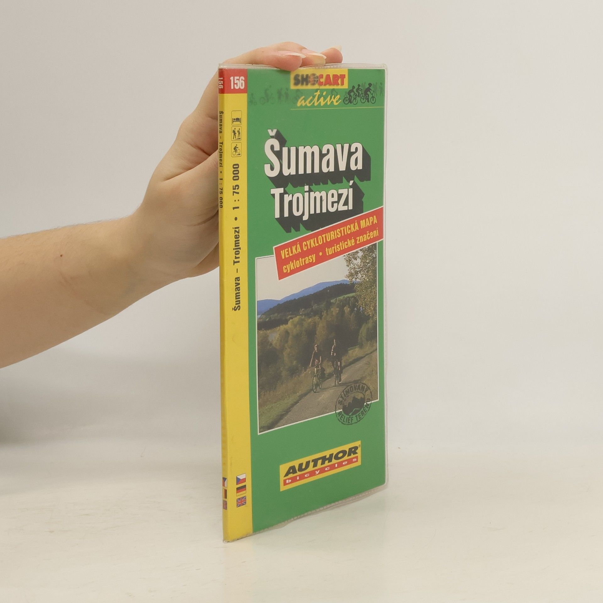 Perry Tapper Šumava - Trojmezí velká cykloturistická mapa : cyklotrasy,turistické značení