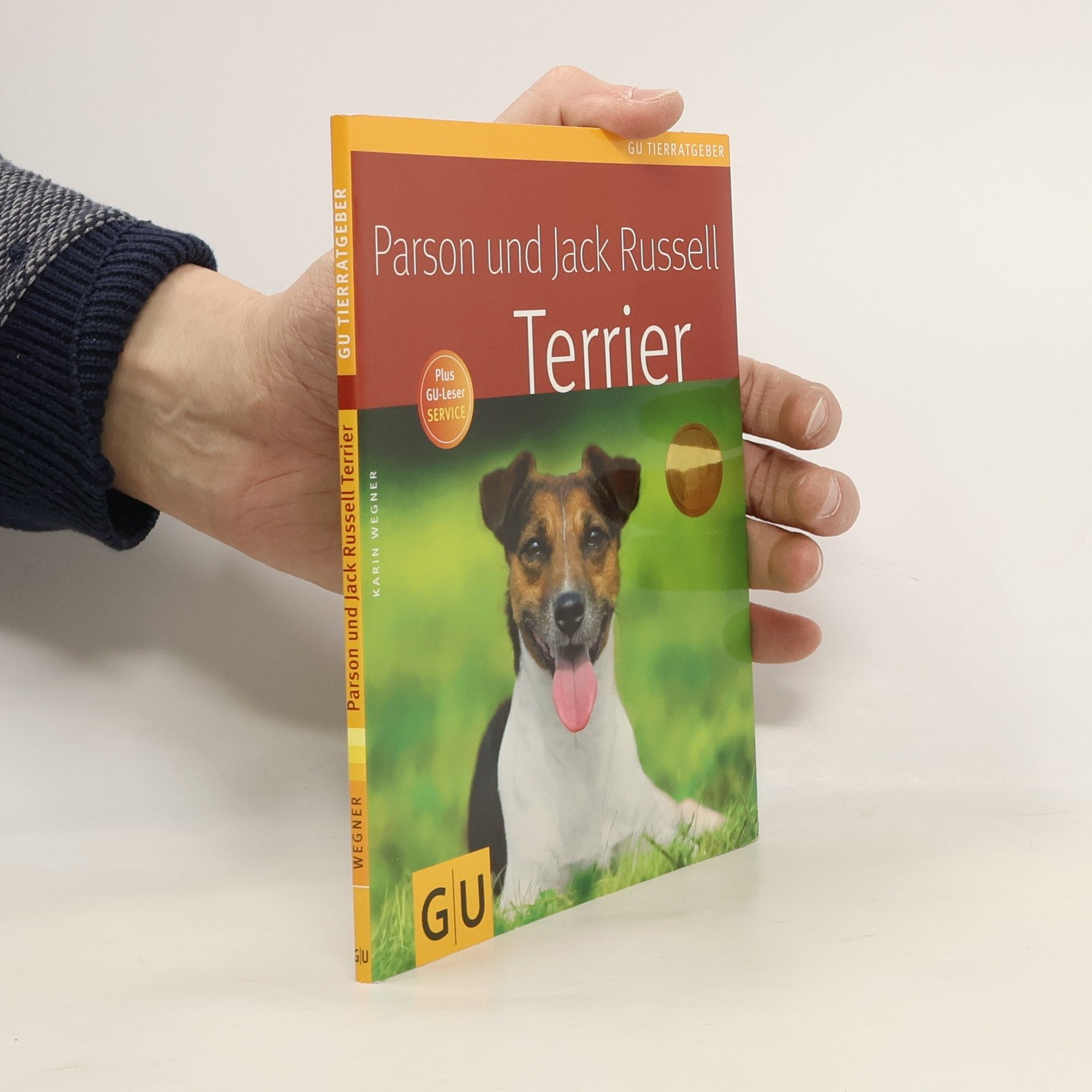 Karin Wegner Parson und Jack Russell Terrier