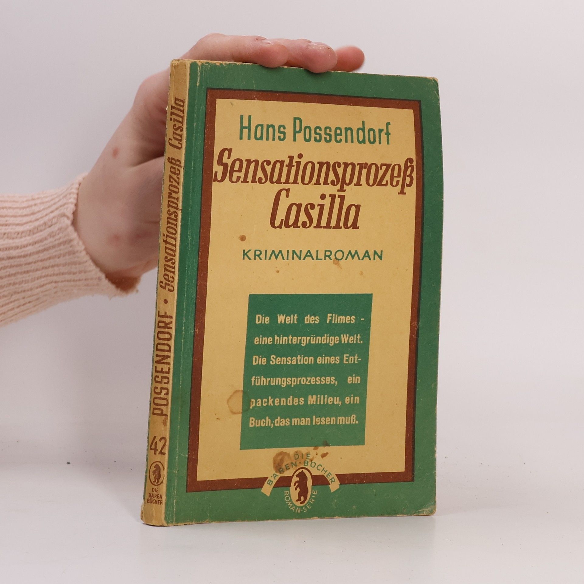 Hans Possendorf Sensationsprozeß Casilla