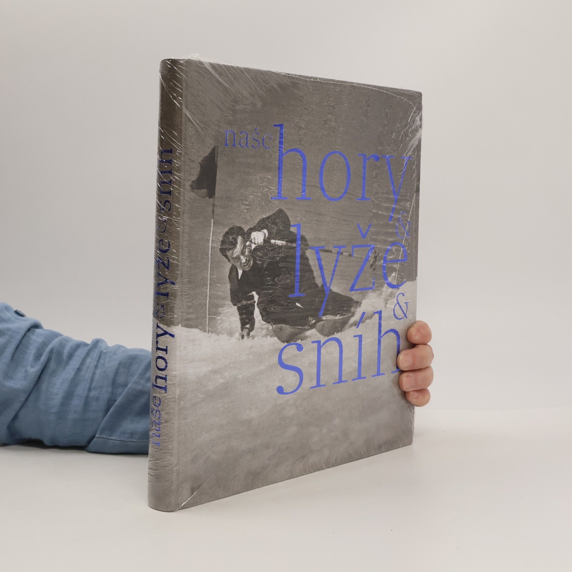 Herbert Slavík Naše hory, lyže, sníh