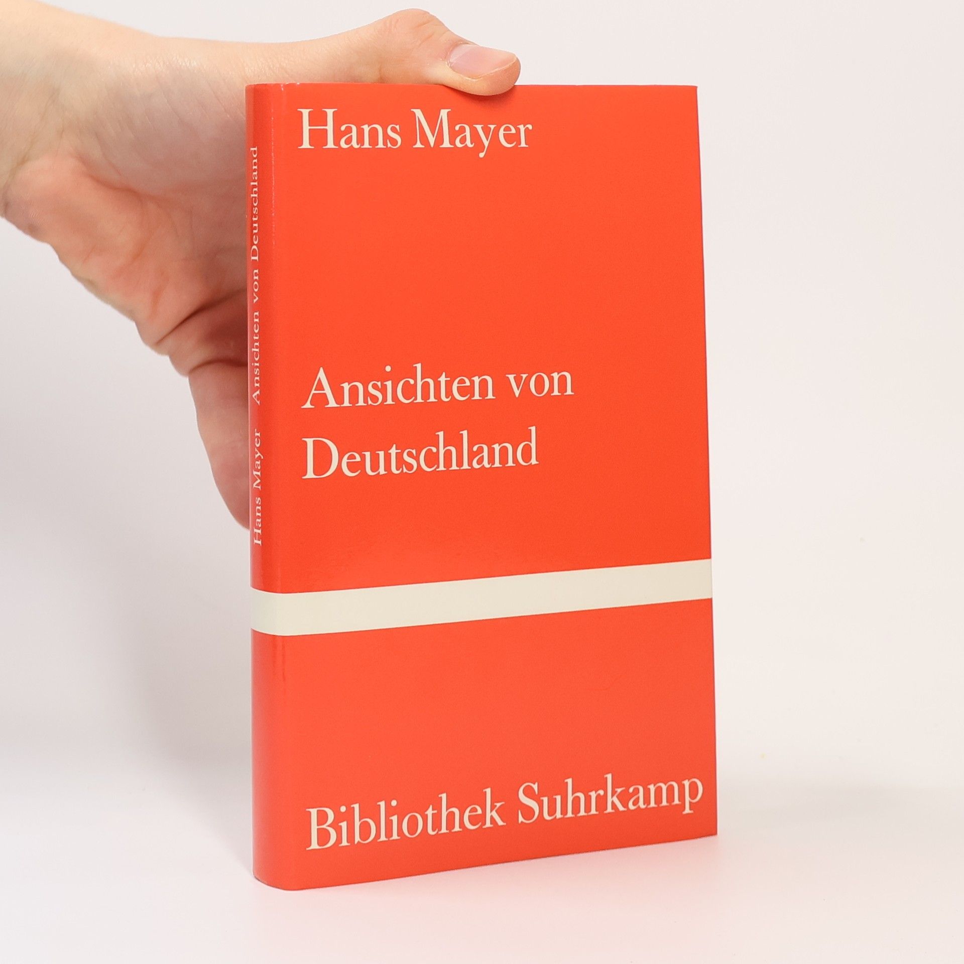 Hans Mayer Bibliothek Suhrkamp: Ansichten von Deutschland
