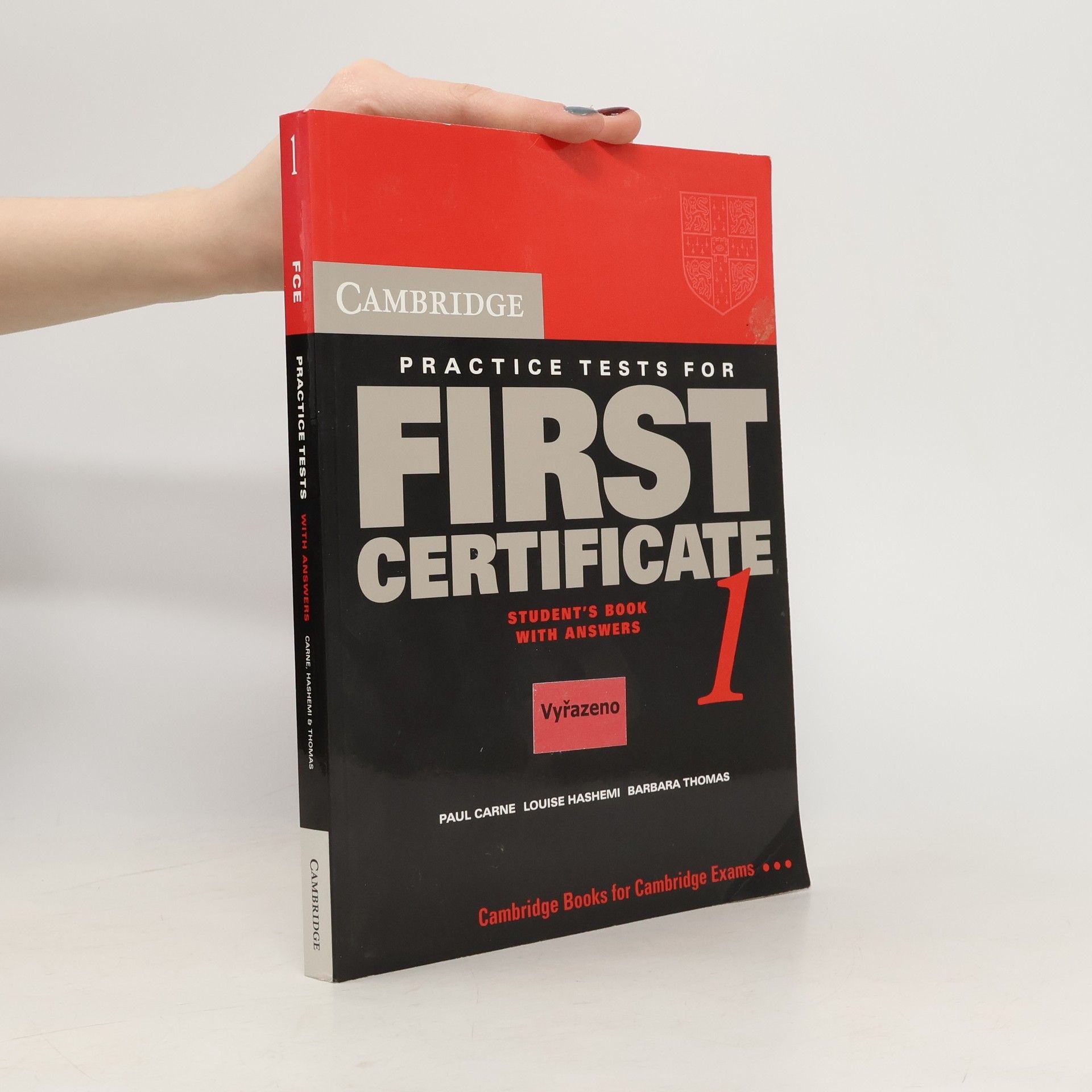 Cambridge practice tests for first certificate. 1, Self-study edition
