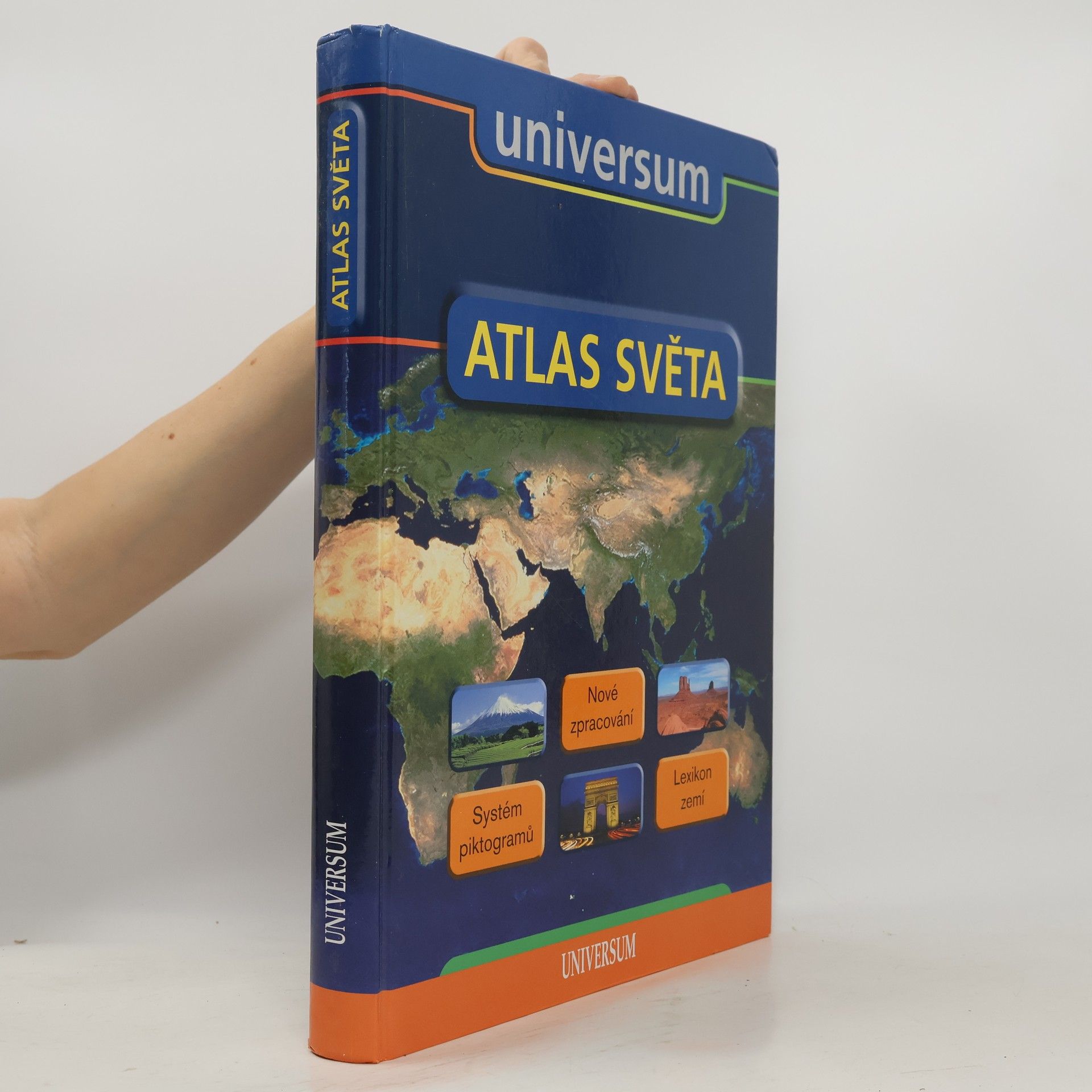 Irena Rybová Atlas světa nové zpracování, systém piktogramů, lexikon zemí