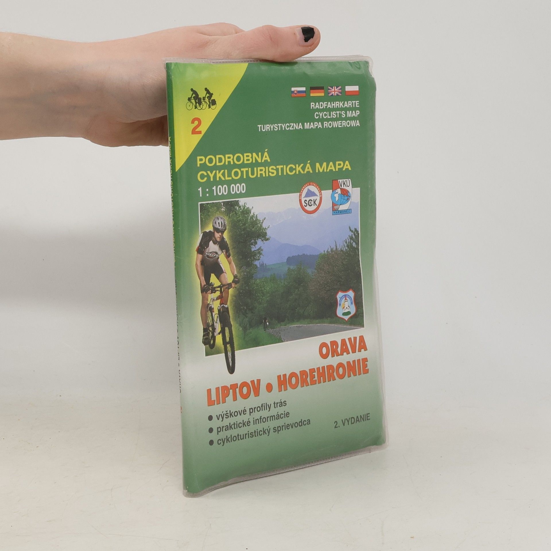 Orava - Liptov - Horehronie : podrobná cykloturistická mapa 1:100 000