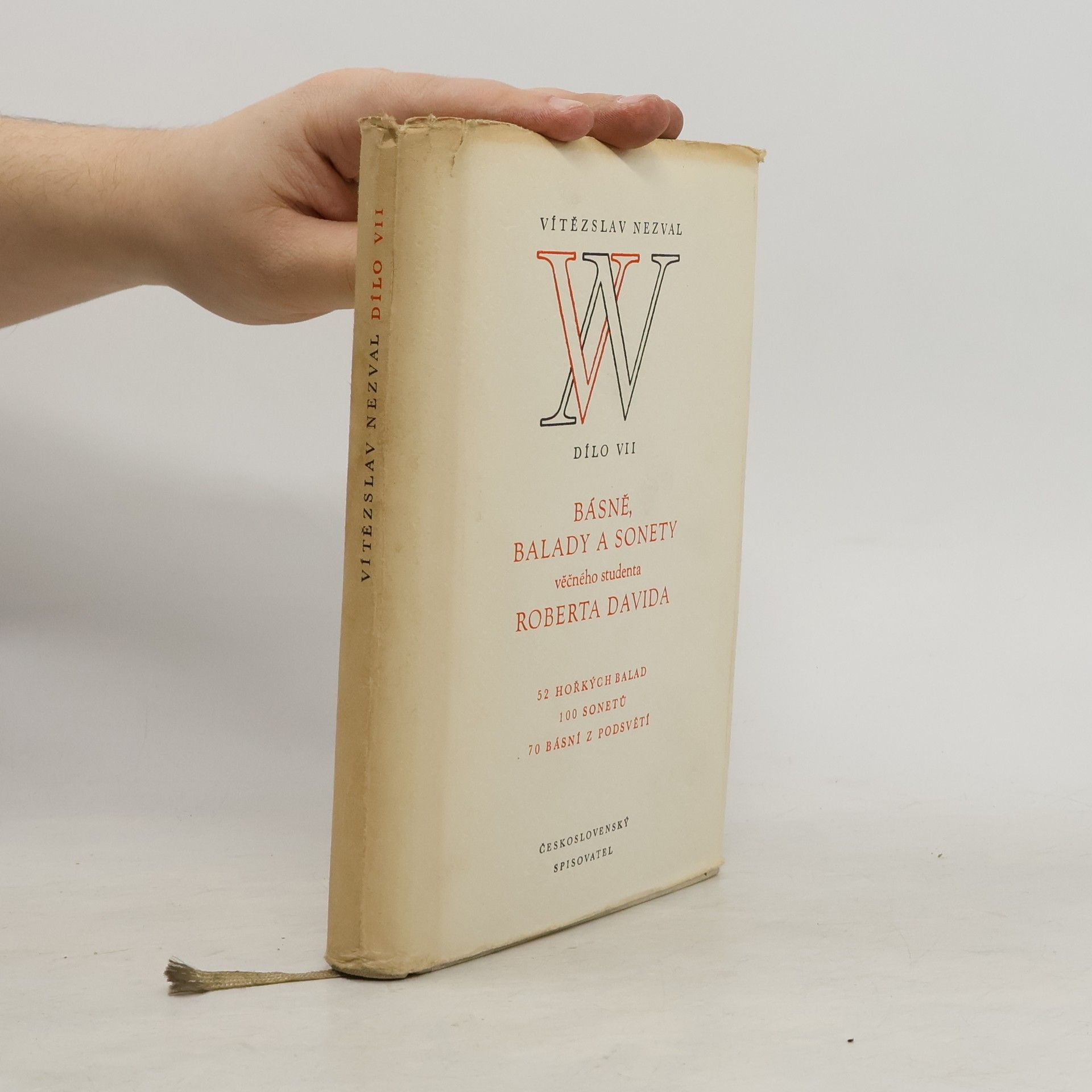 Vítězslav Nezval Básně, balady a sonety věčného studenta Roberta Davida