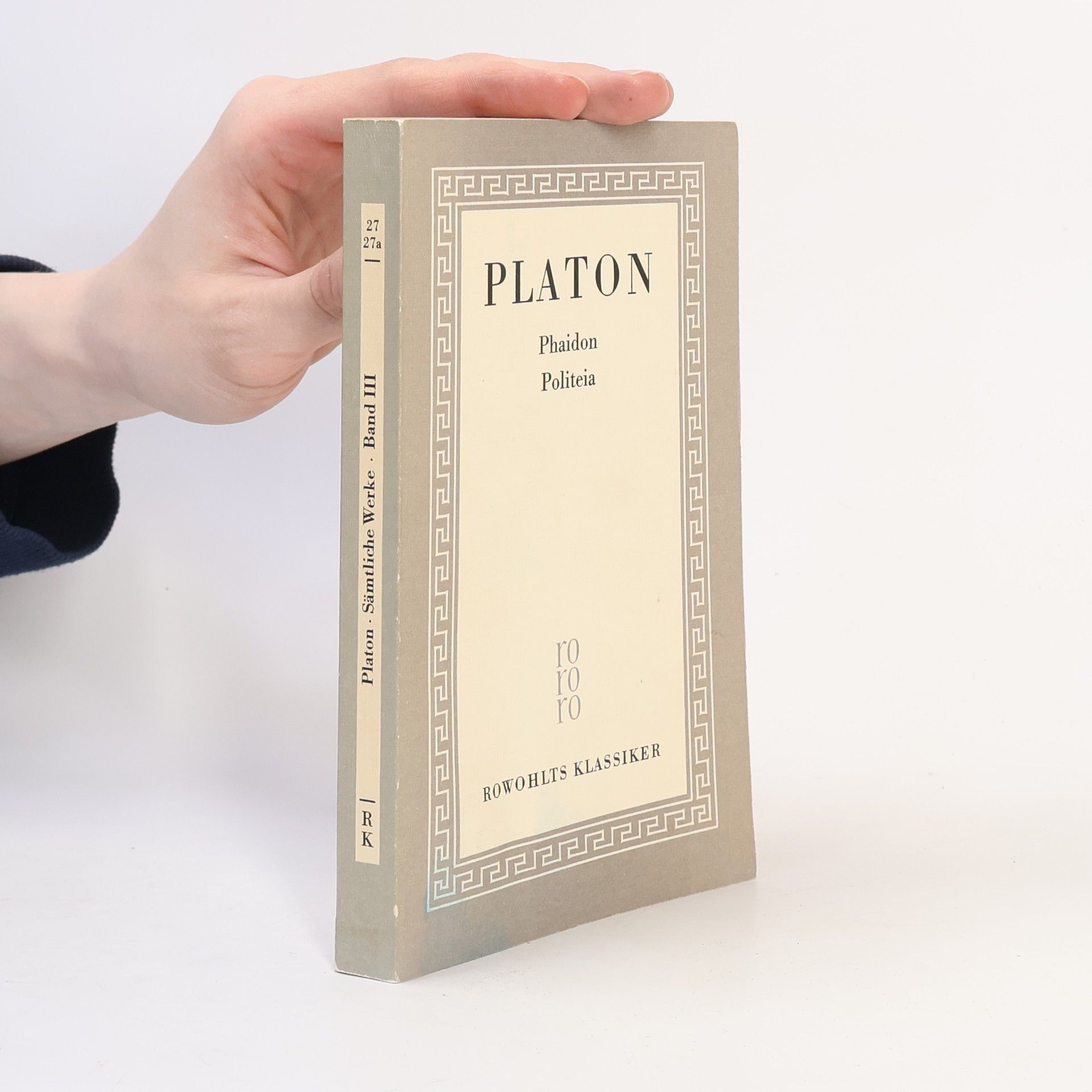 Plato Phaidon. Politeia
