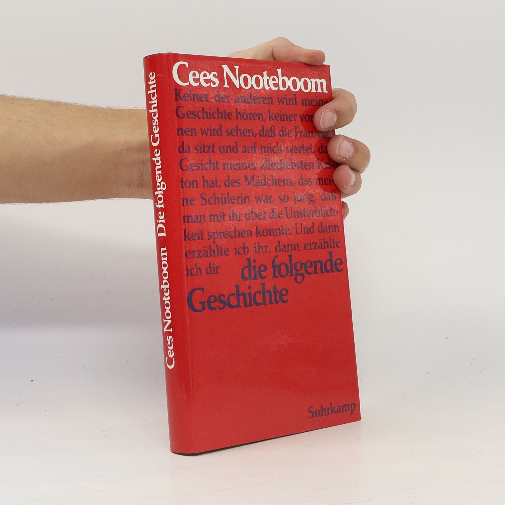 Cees Nooteboom Die folgende Geschichte