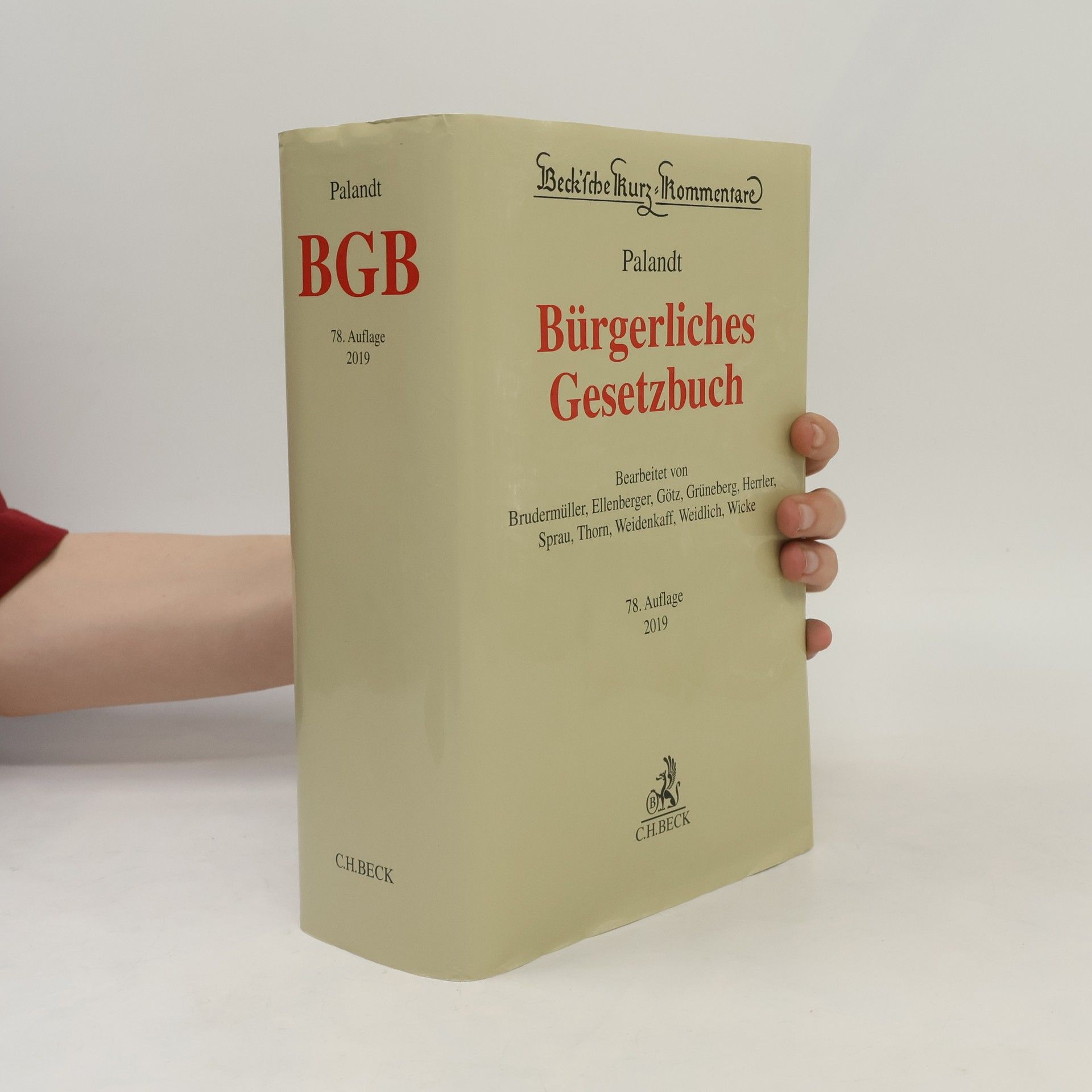 Otto Palandt Bürgerliches Gesetzbuch