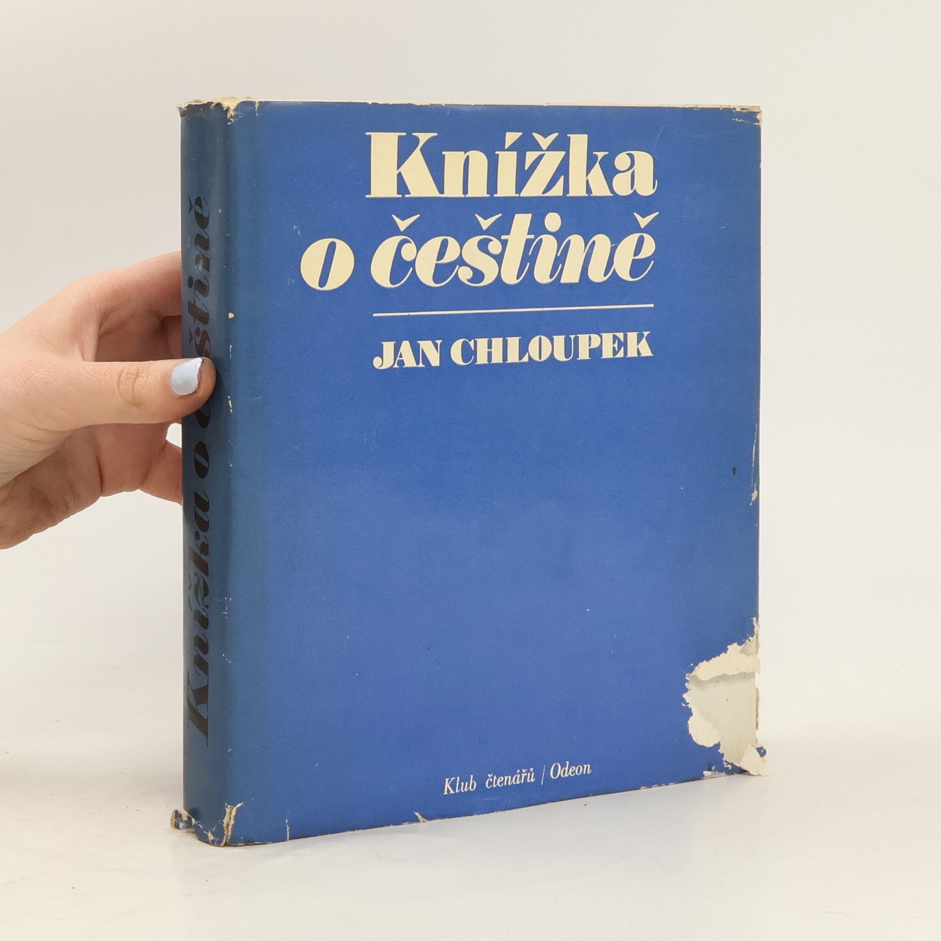 Jan Chloupek Knížka o češtině