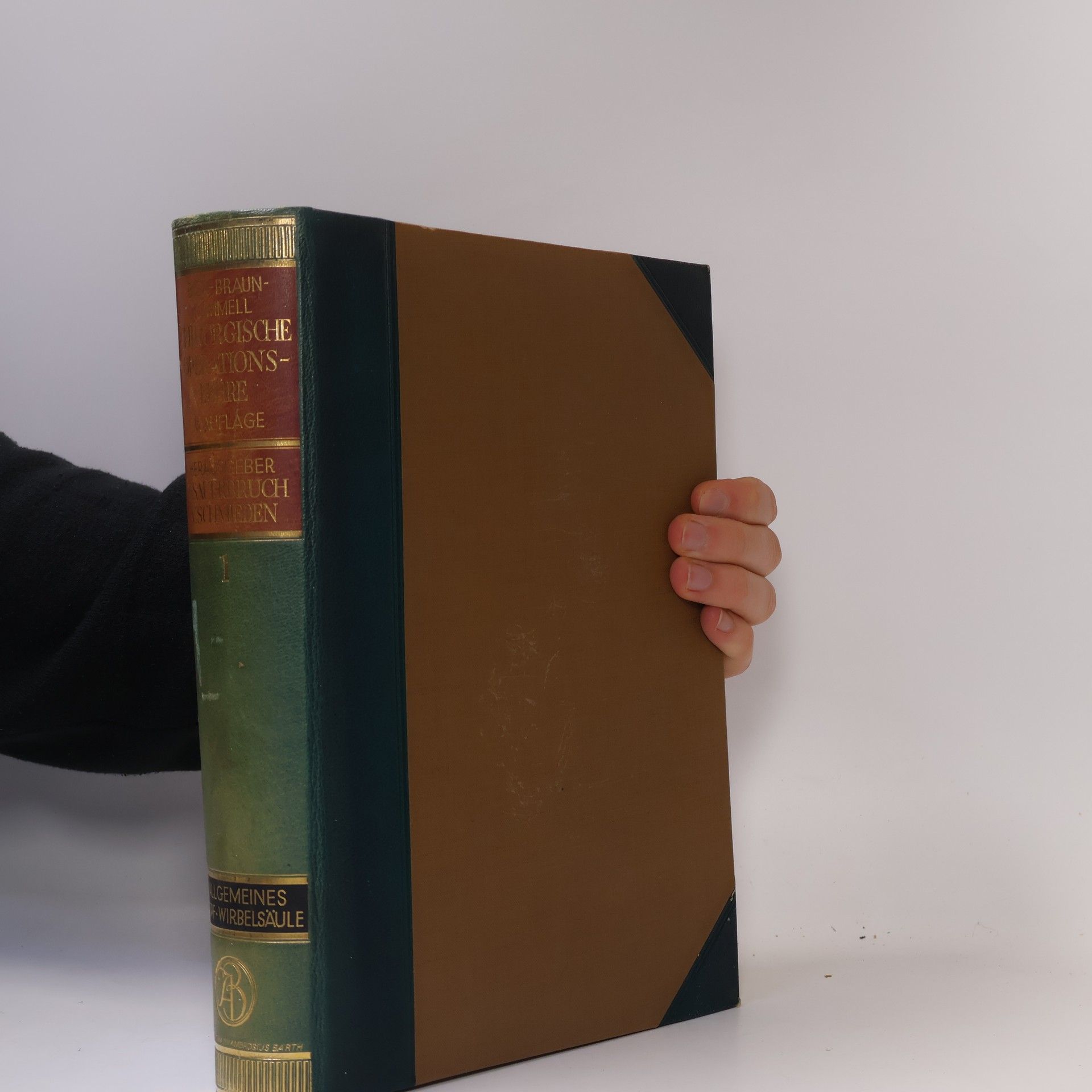 kolektiv Chirurgische Operationslehre. Band I. Allgemeine operationslehre