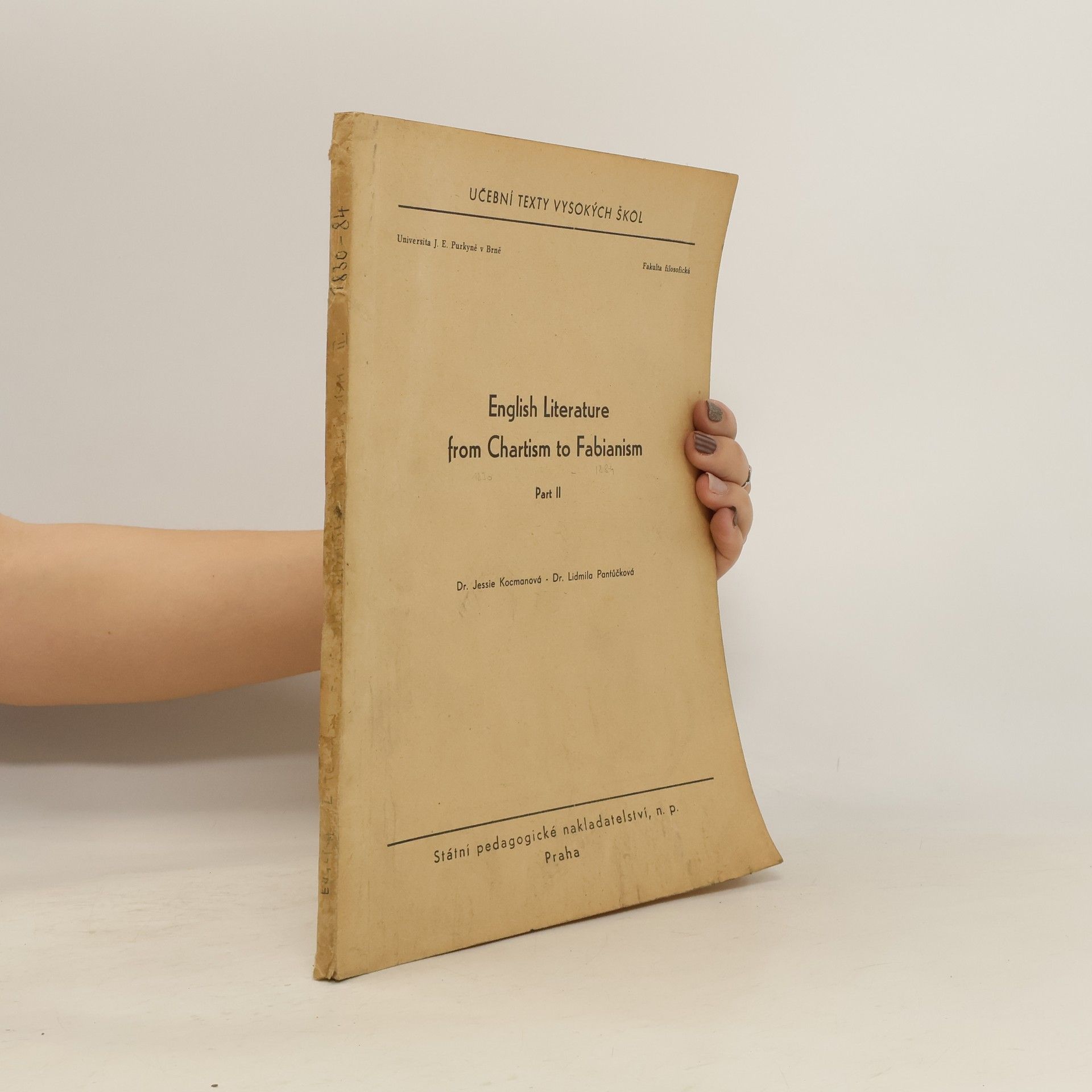 English Literature from Chartism to Fabianism. Part II.