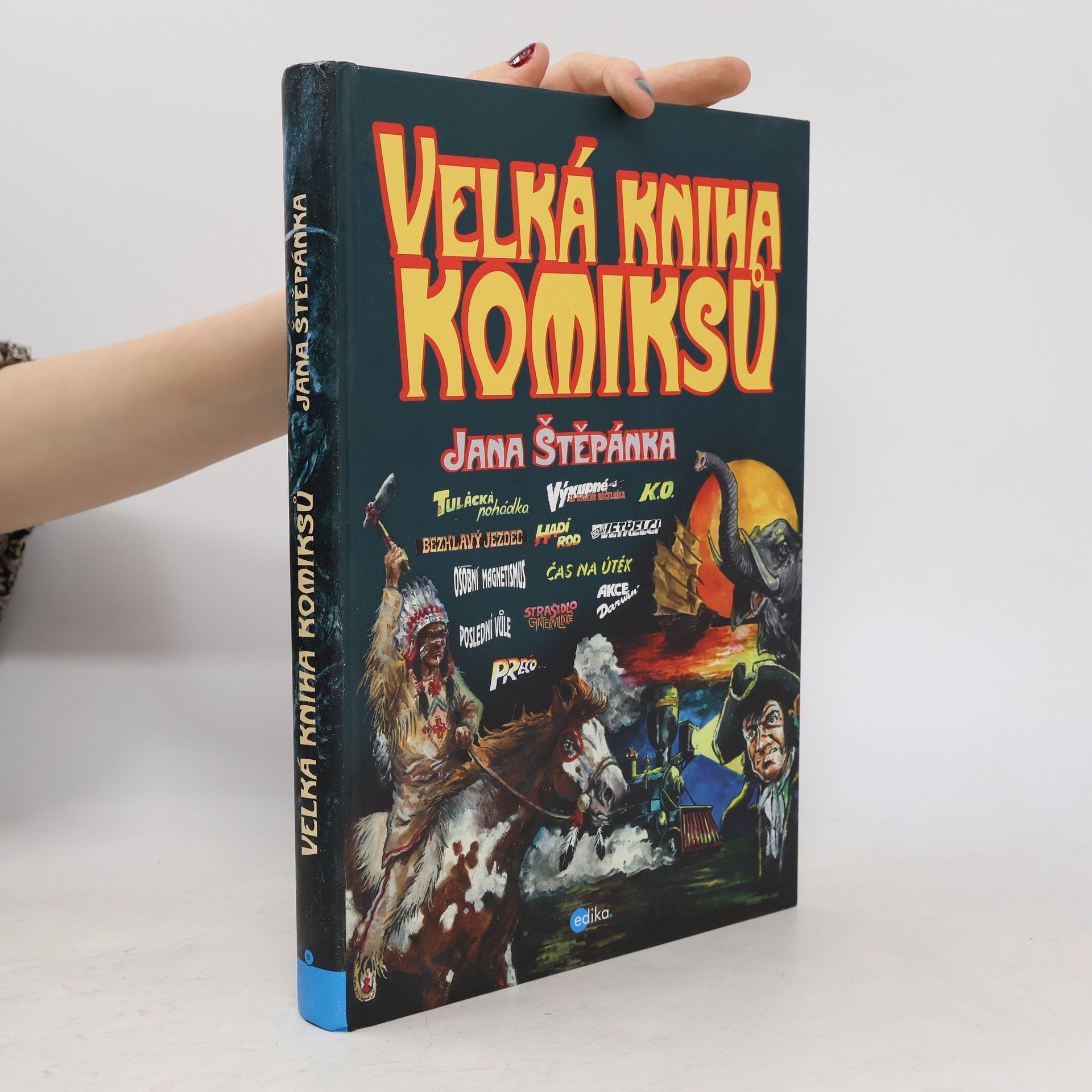 Jan Štěpánek Velká kniha komiksů Jana Štěpánka