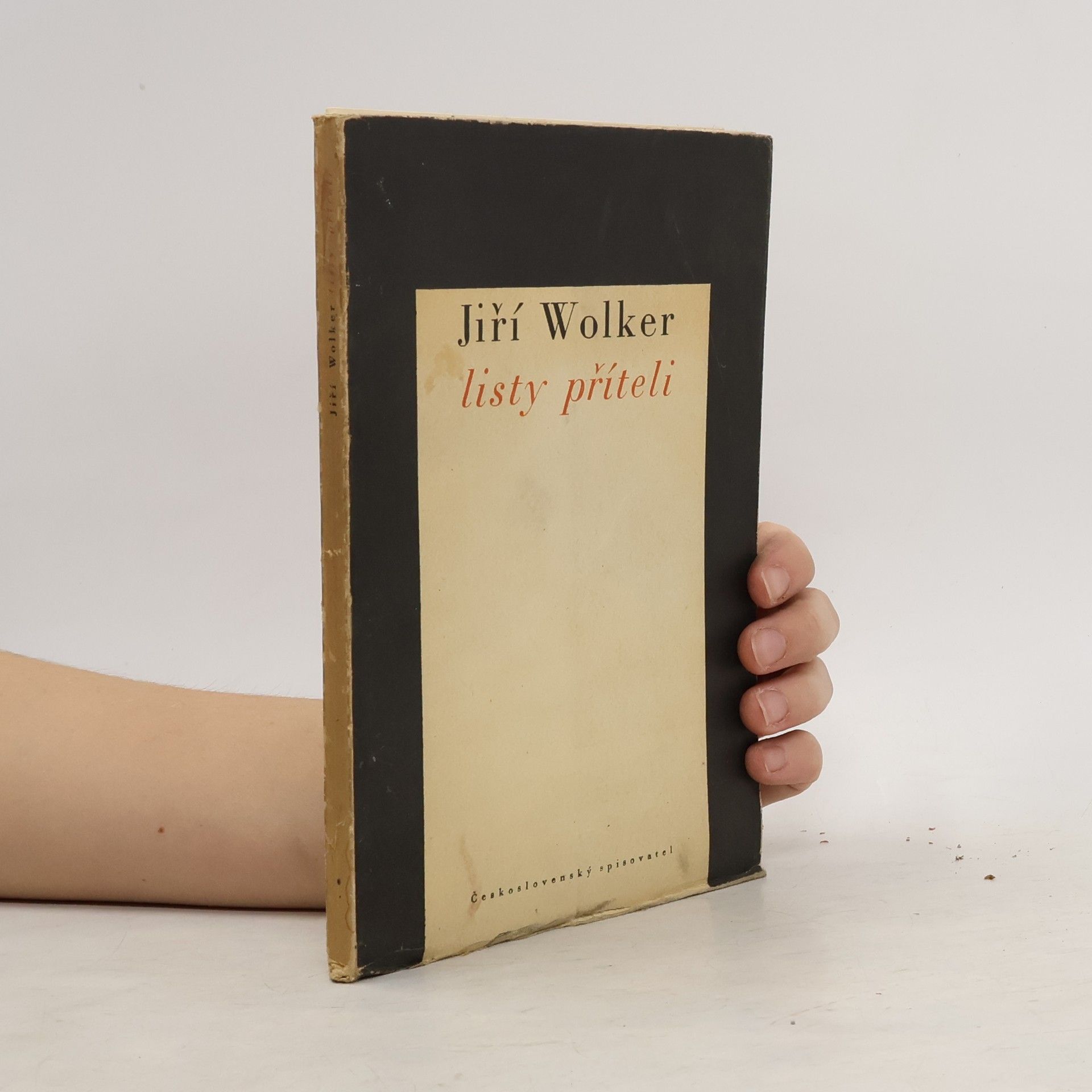 Jiří Wolker Listy příteli