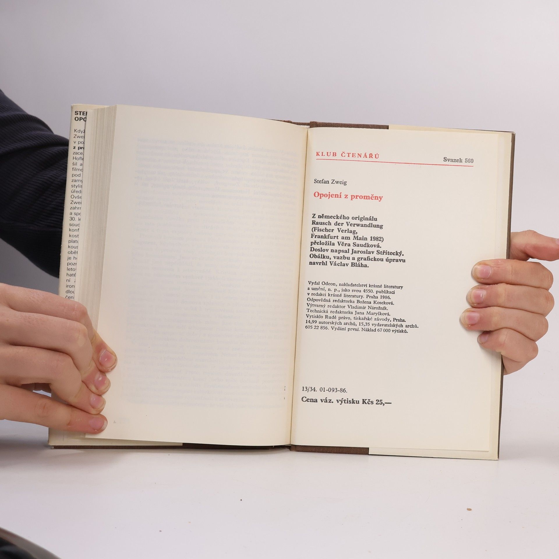 Stefan Zweig Opojení z proměny