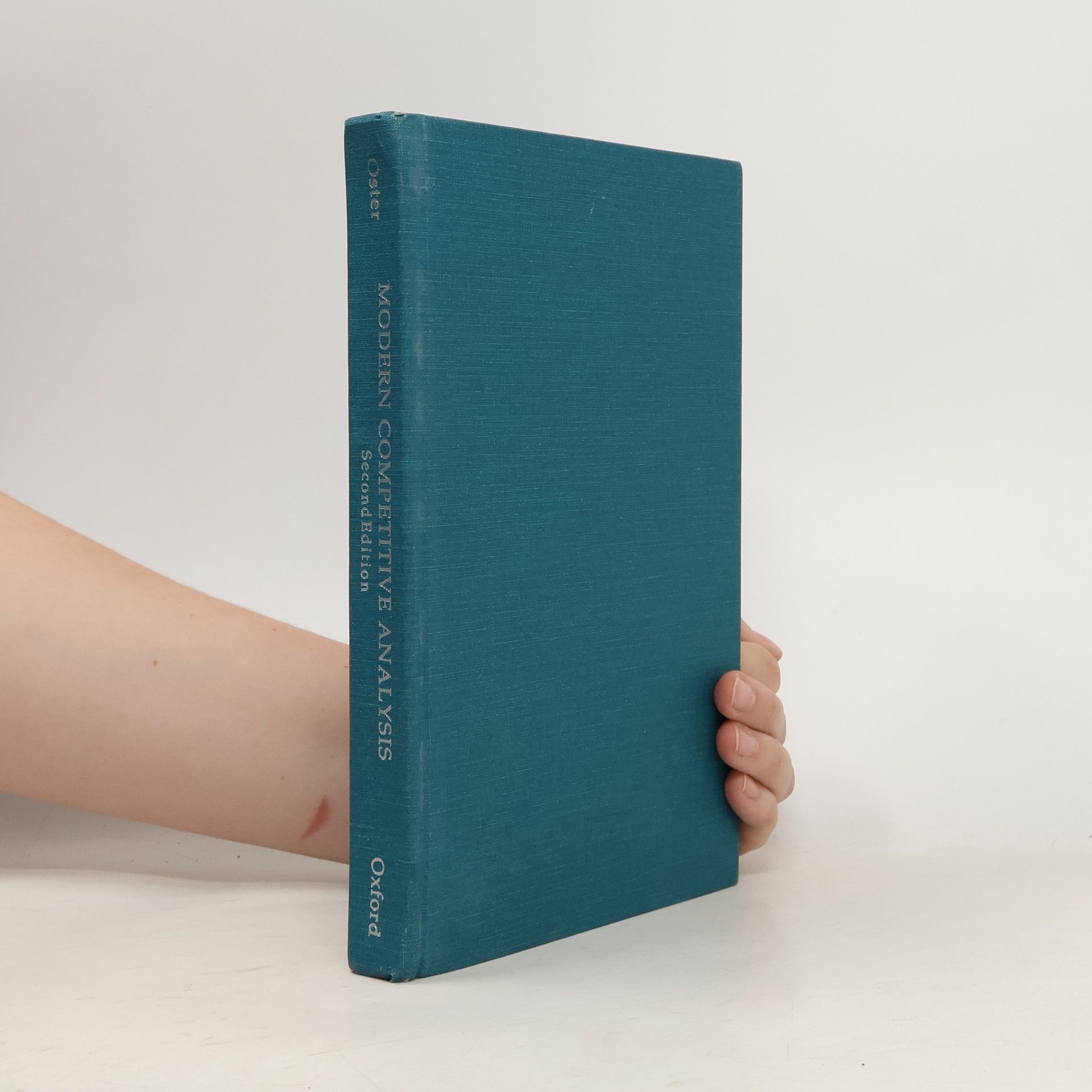 Sharon M. Oster Modern Competitive Analysis: Second Edition
