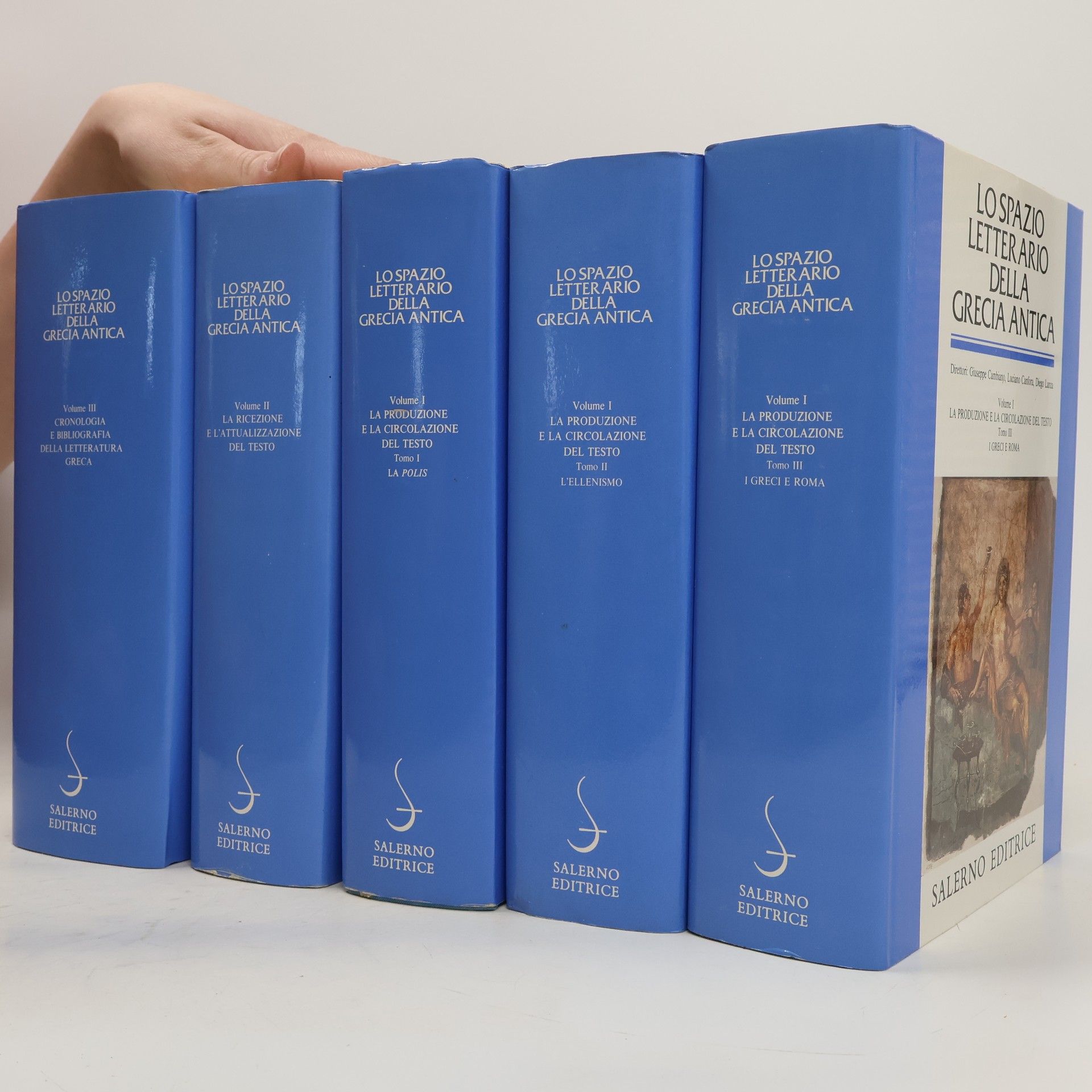 Giuseppe Cambiano Lo Spazio letterario della Grecia antica I.-III.