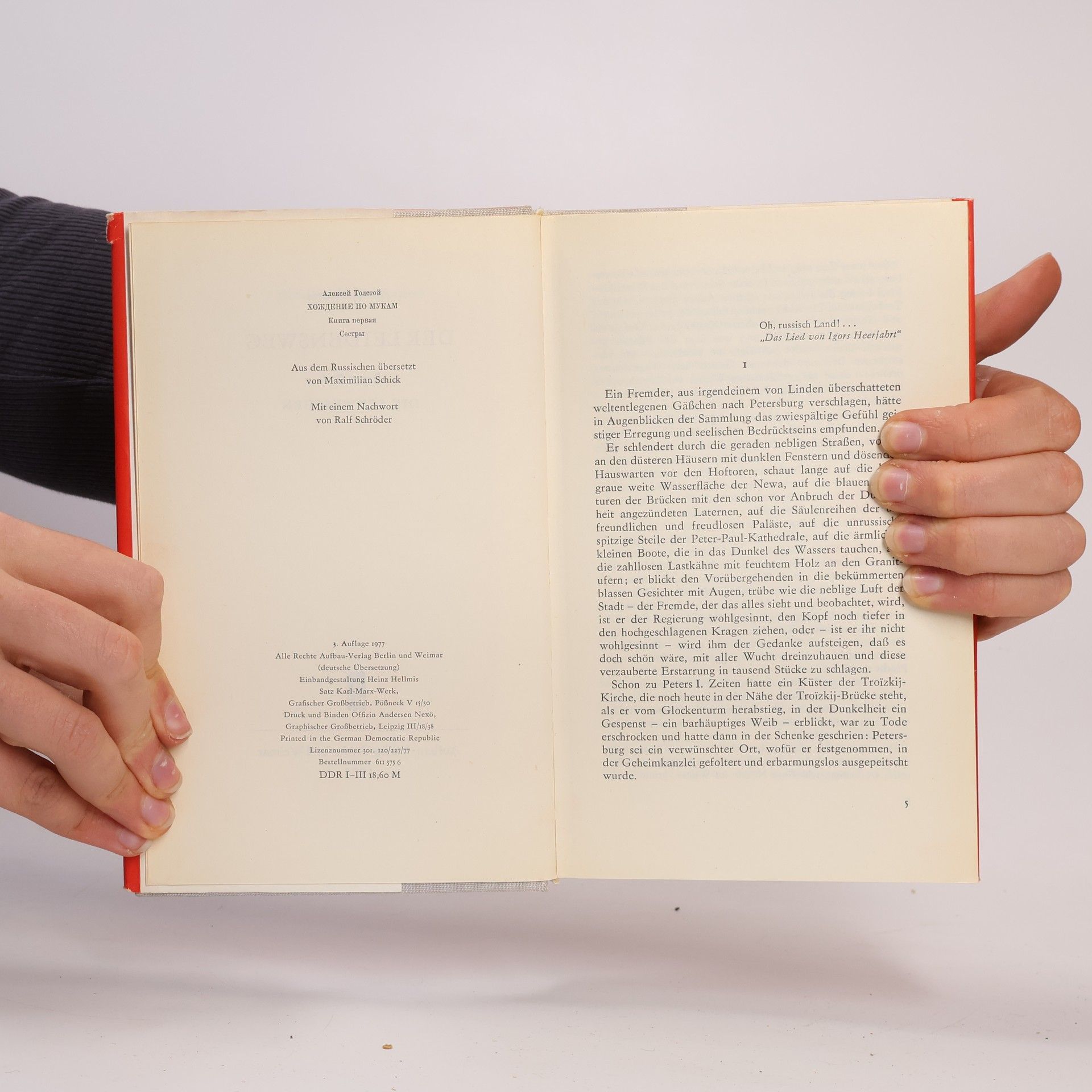 Aleksej N. Tolstoj Der Leidensweg I