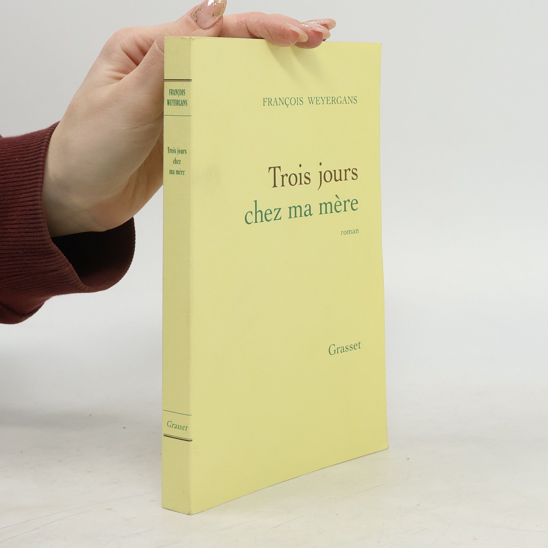 François Weyergans Trois jours chez ma mère