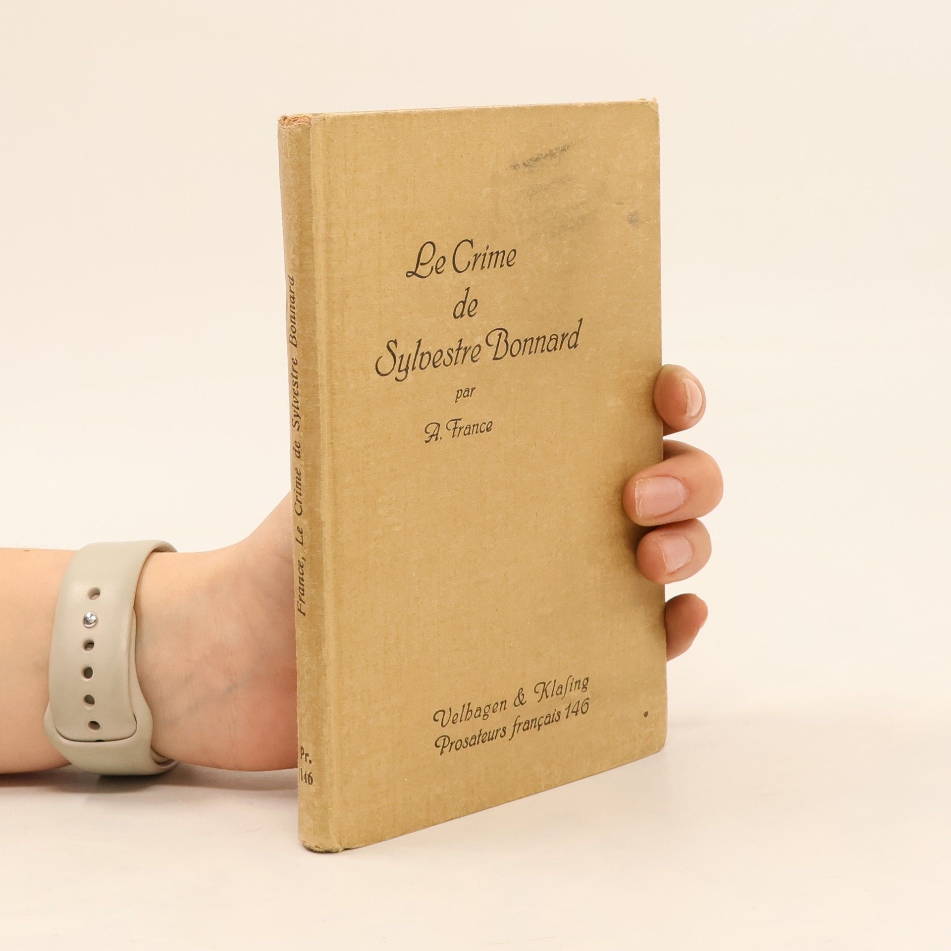 Anatole France Le Crime de Sylvestre Bonnard