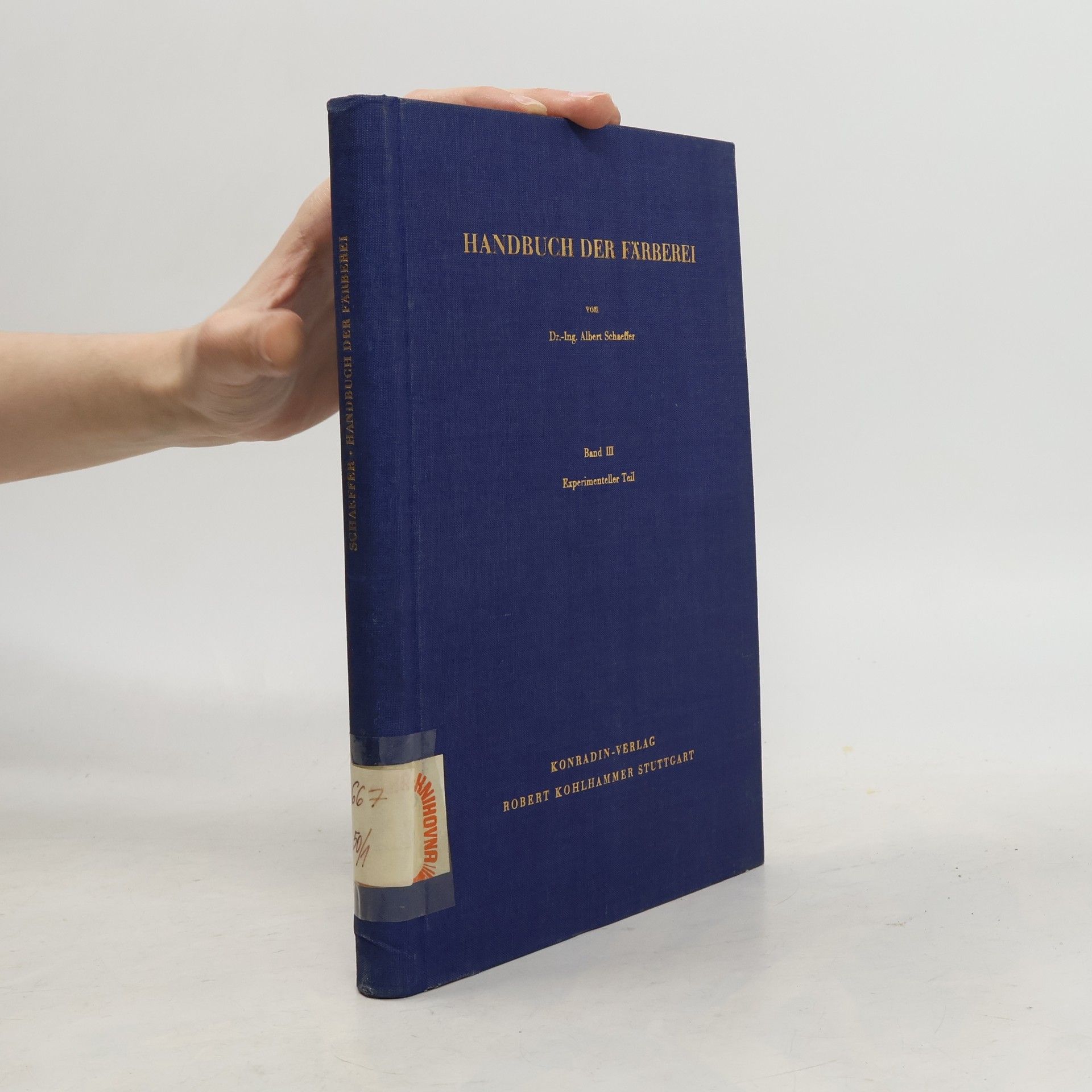 Handbuch der Färberei III