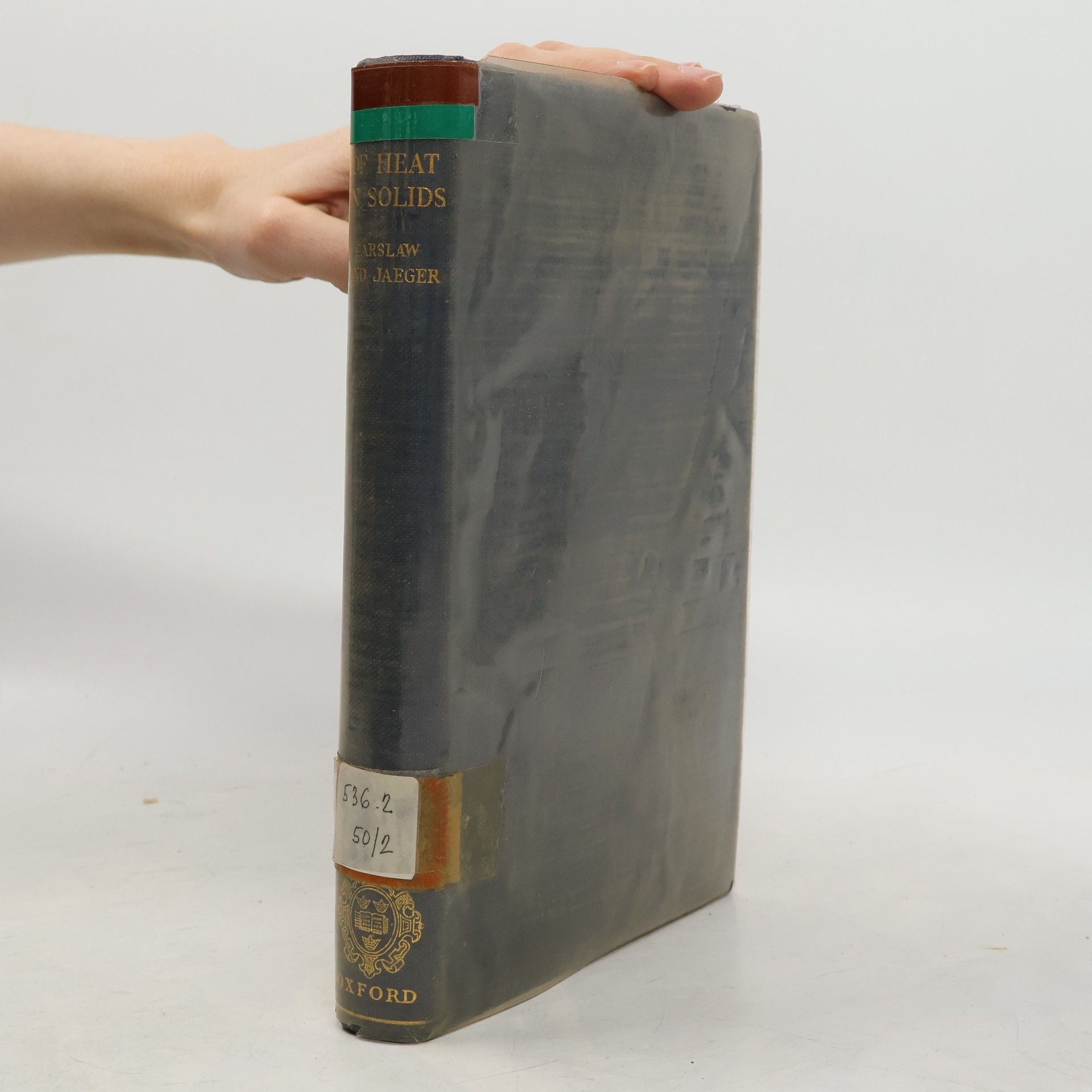 Horatio Scott Carslaw Conduction of Heat in Solids