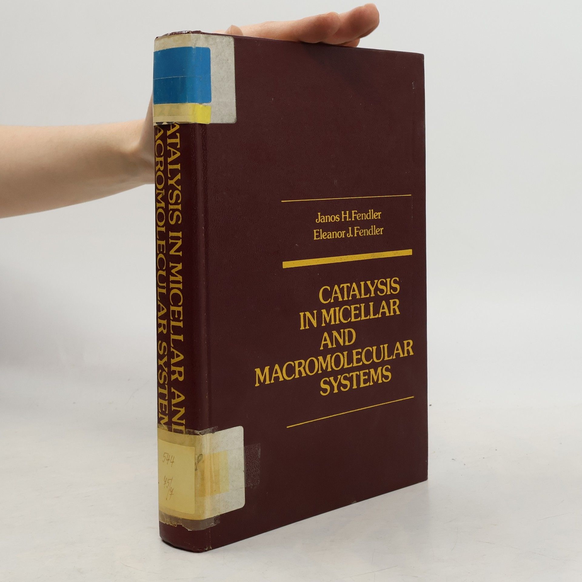 Janos H. Fendler Catalysis in Micellar and Macromolecular Systems