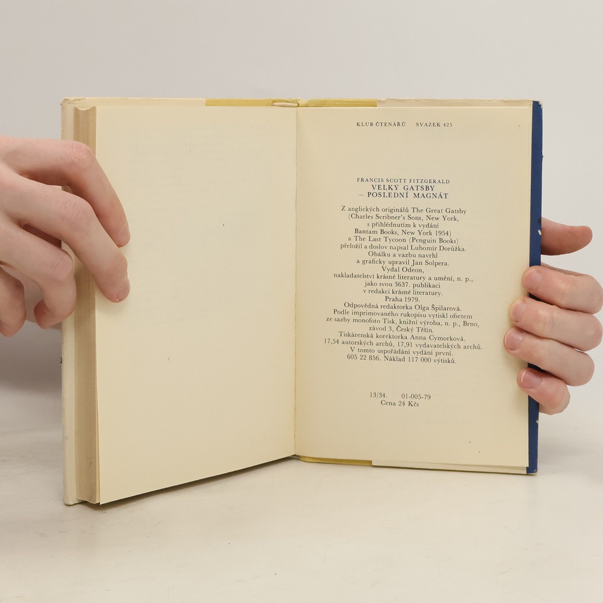 Francis Scott Fitzgerald Velký Gatsby. Poslední magnát