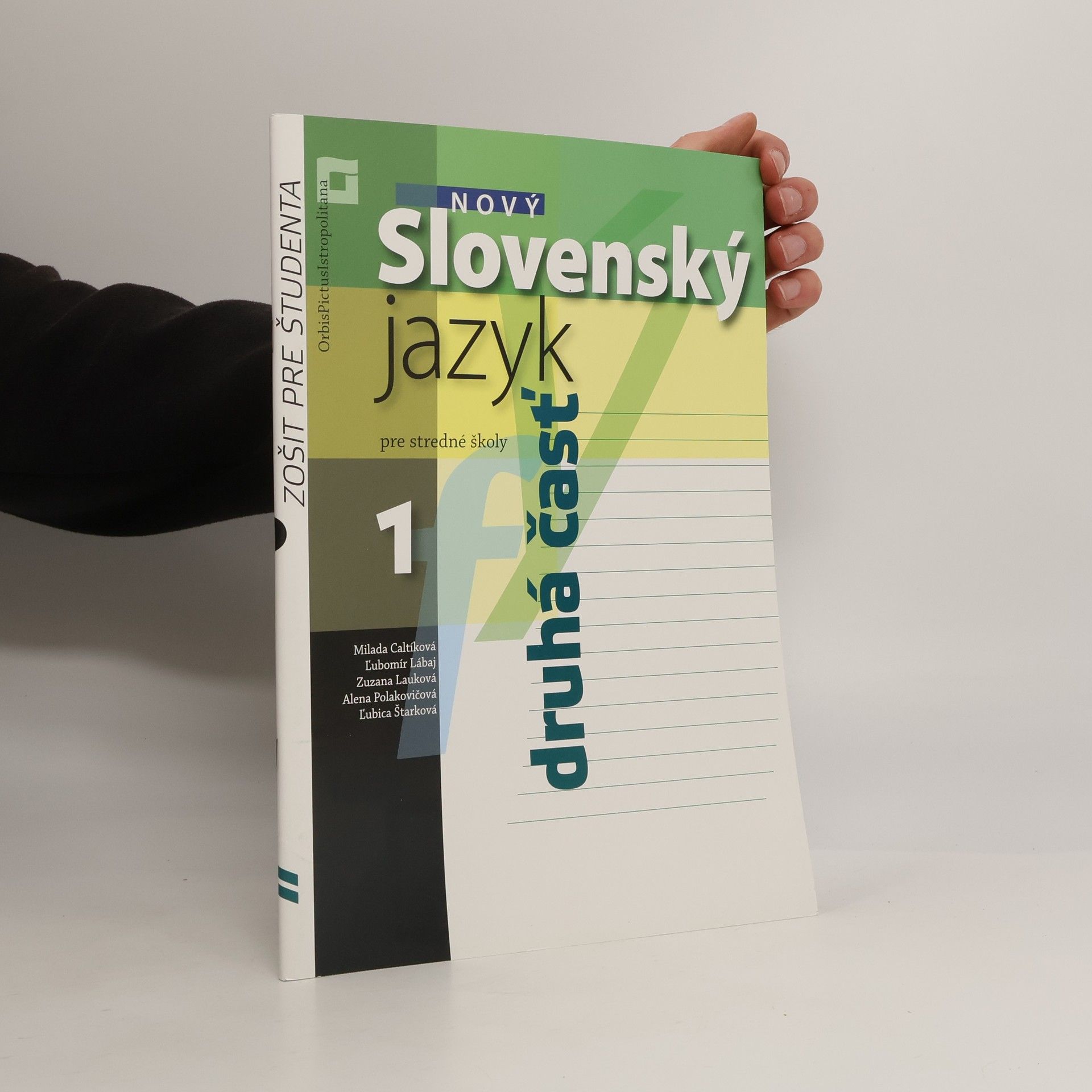 kolektiv Nový slovenský jazyk pre stredné školy. Zošit pre študenta. Druhá čast