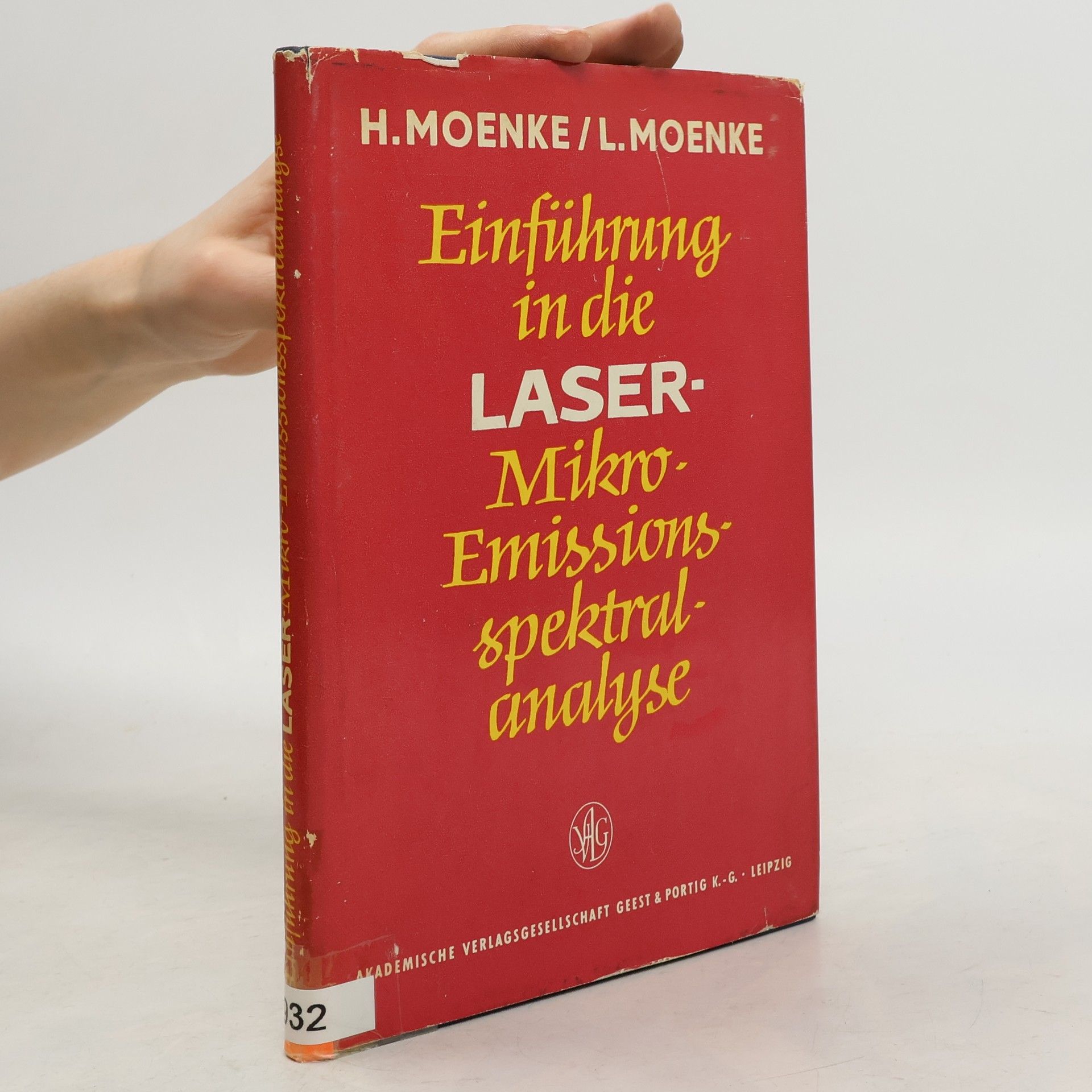 Horst Moenke Einführung in die Laser-Mikro-Emissionsspektralanalyse