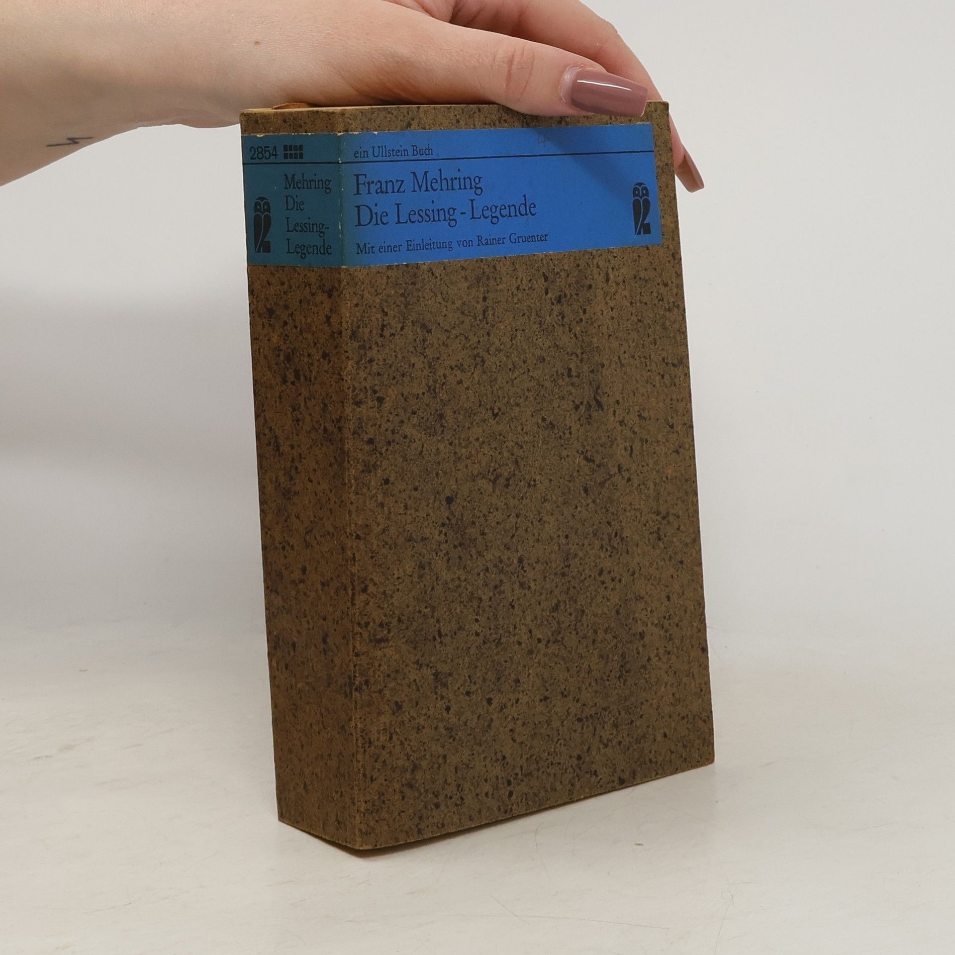 Franz Mehring Die Lessing-Legende