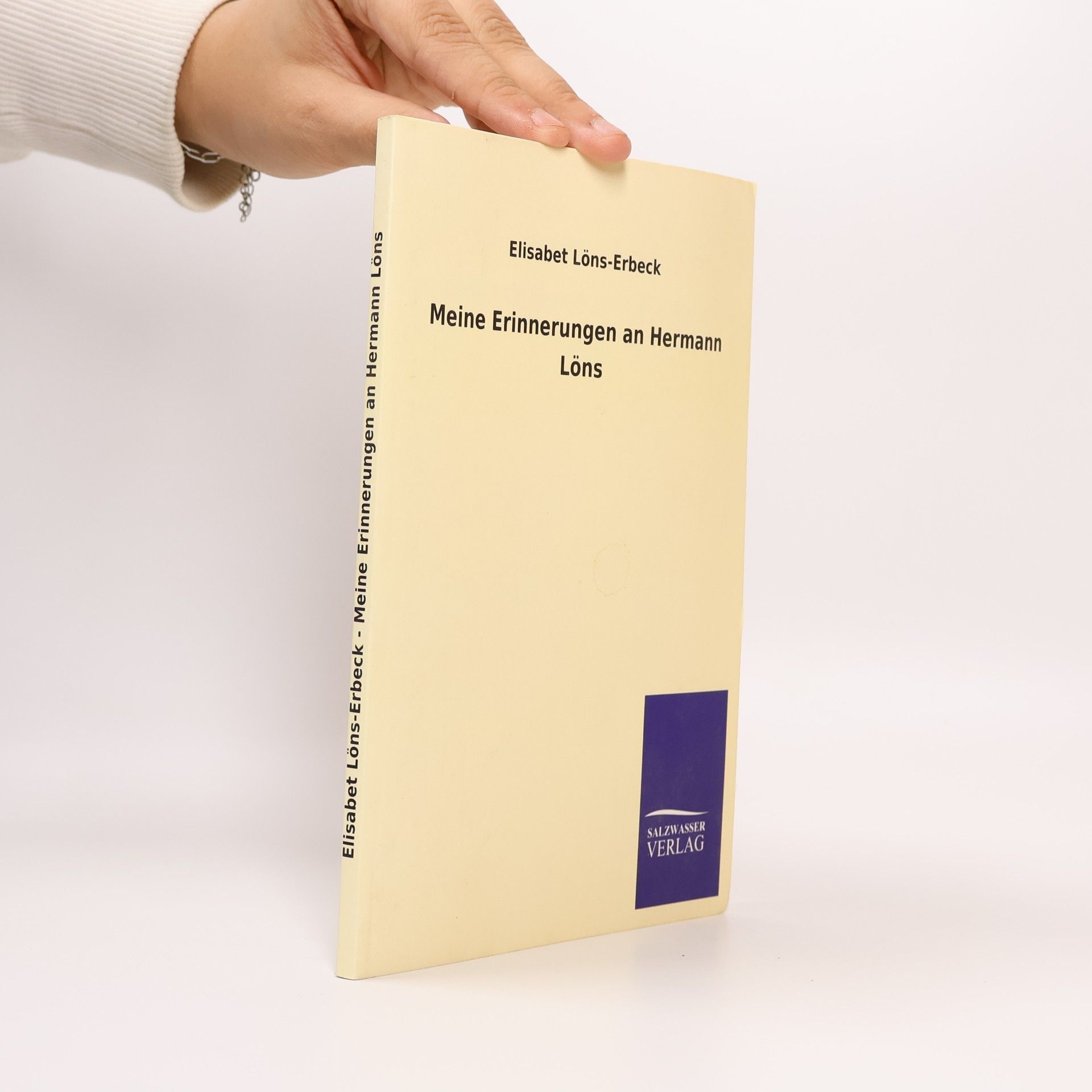 Elisabet Löns-Erbeck Meine Erinnerungen an Hermann Löns