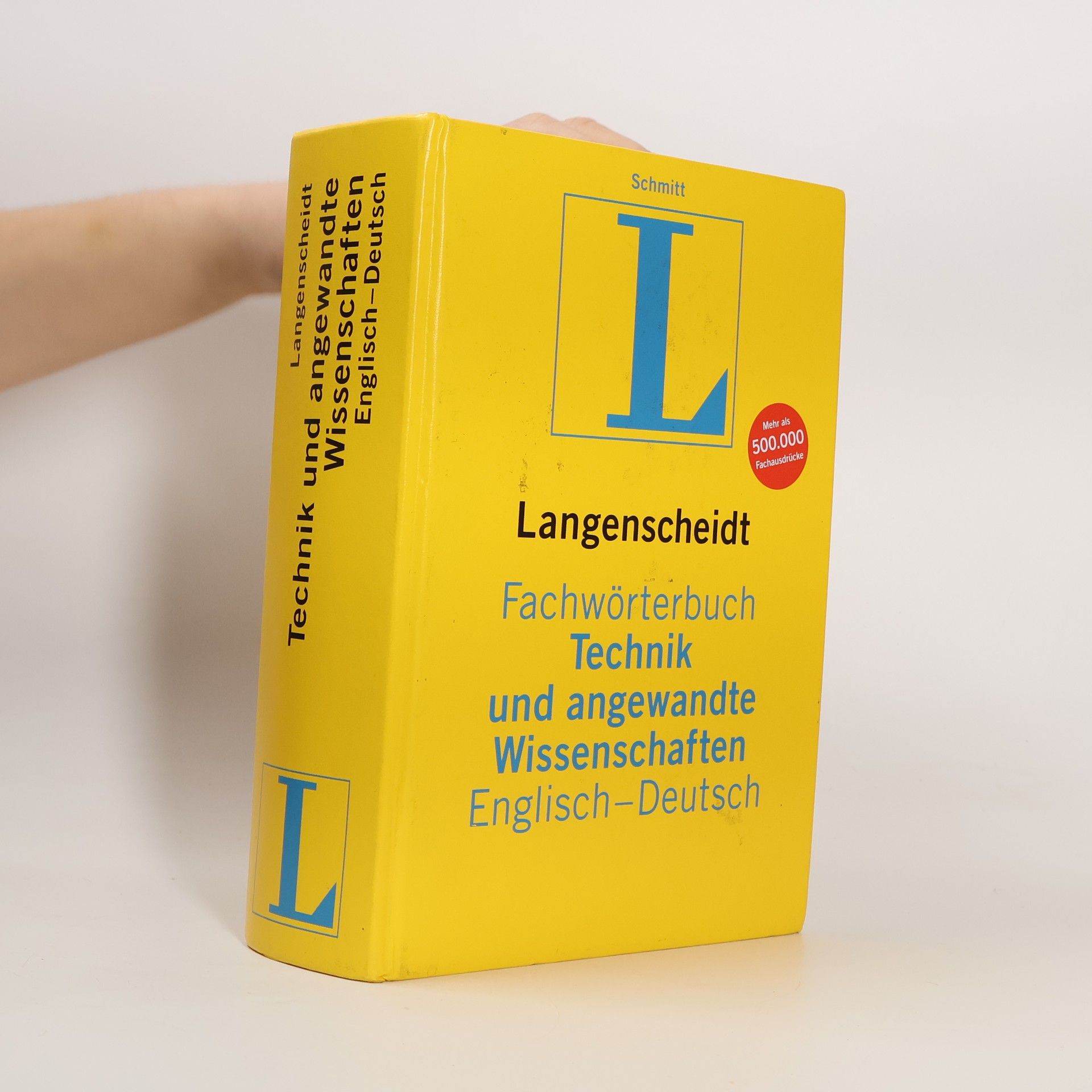 L. Schmitt Langenscheidt Fachwörterbuch Technik und angewandte Wissenschaften Englisch-Deutsch