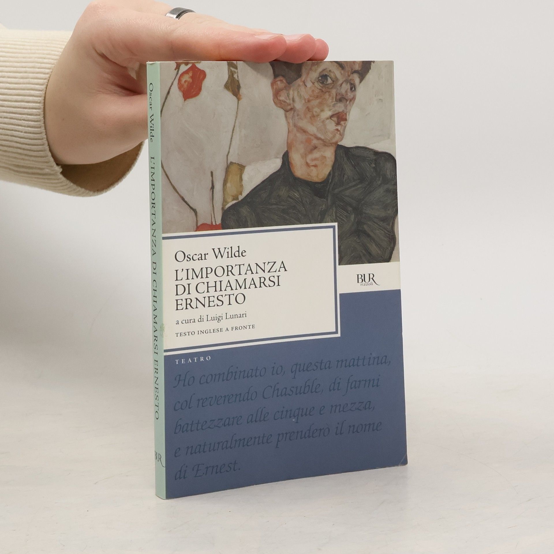 Oscar Wilde L'importanza di chiamarsi Ernesto - A cura di Luigi Lunari - Testo inglese a fronte