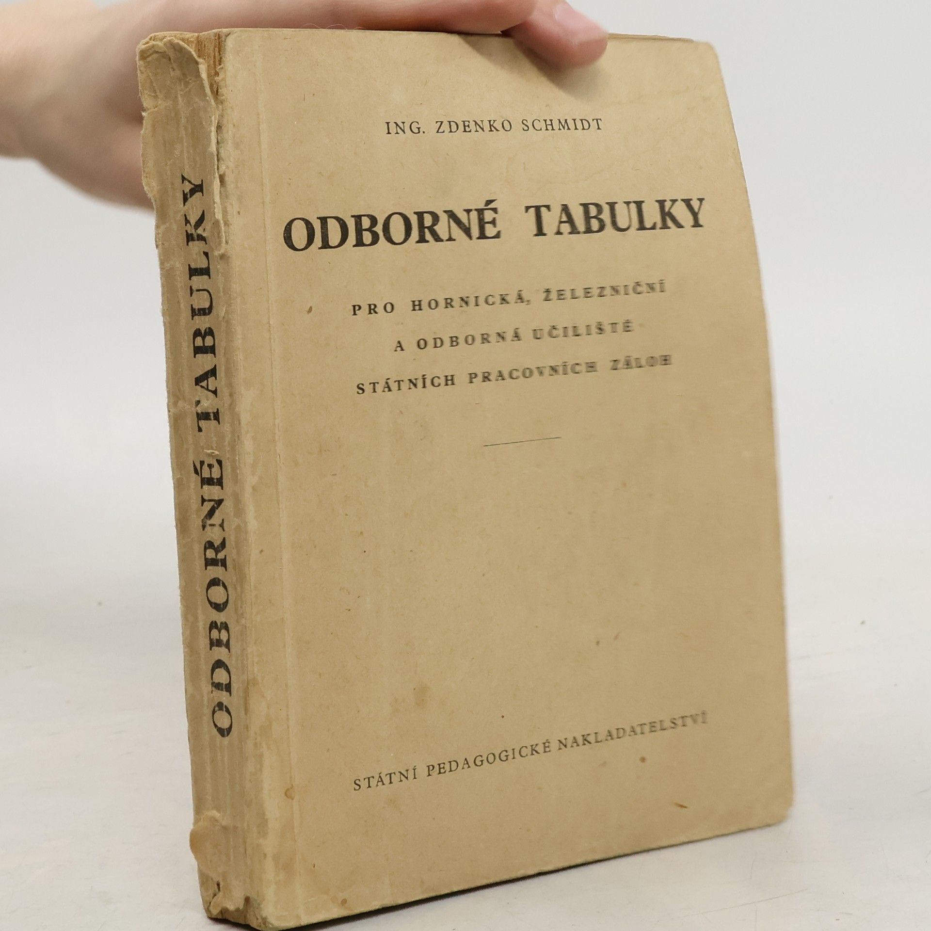 Zdenko Schmidt Odborné tabulky