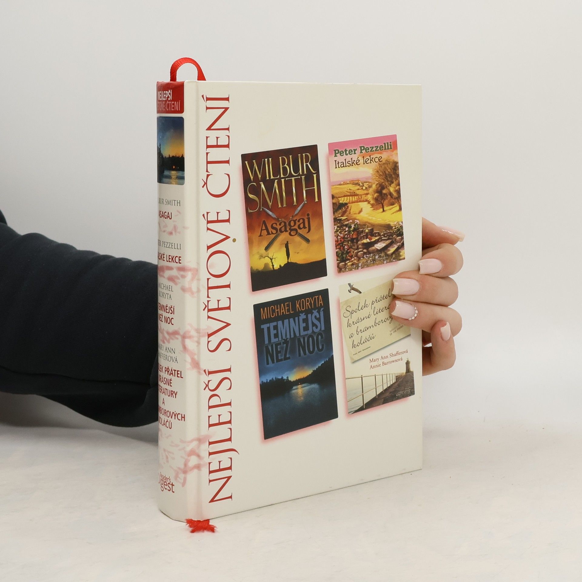 Asagaj, Italské lekce, Temnější než noc, Spolek přátel krásné literatury a bramborových koláčů