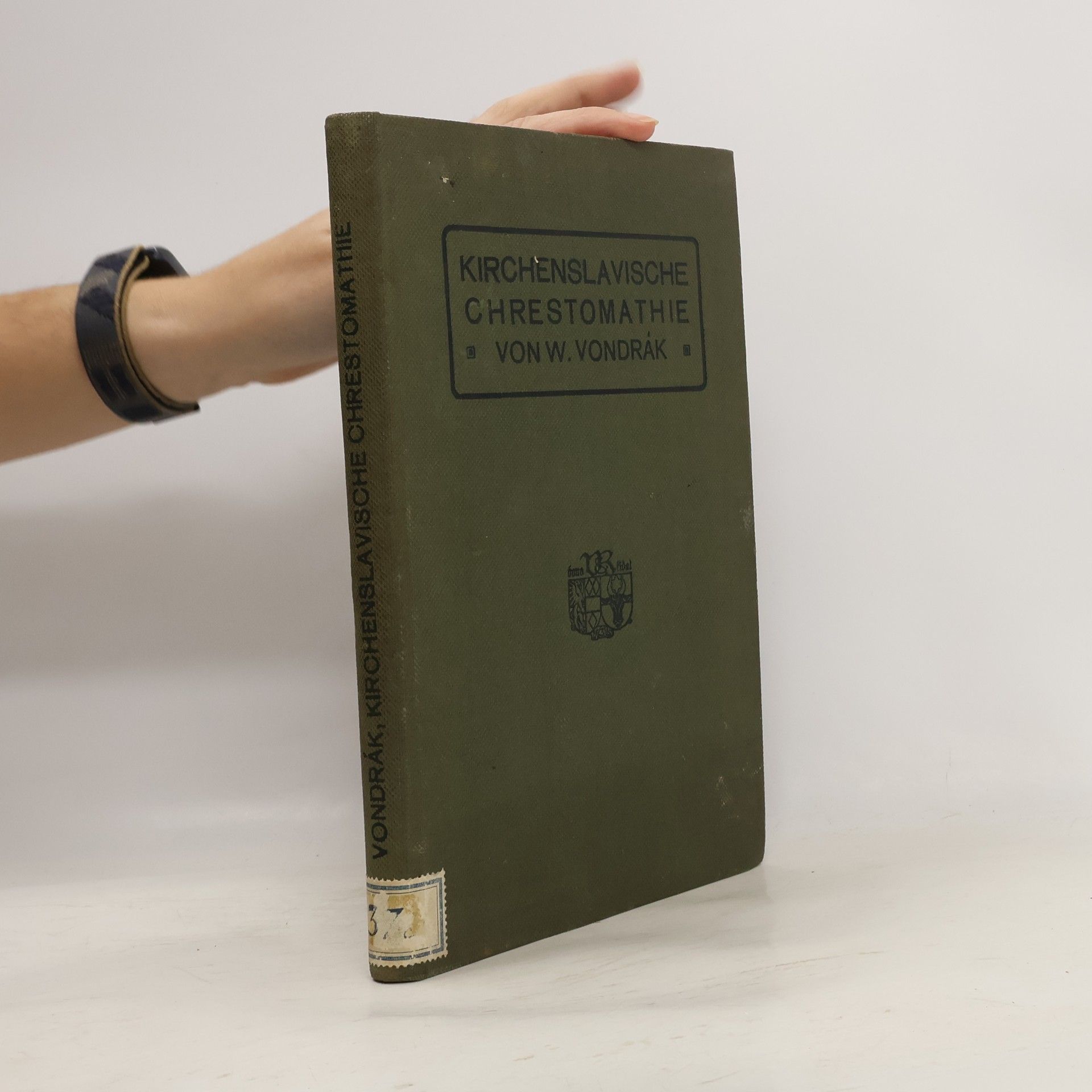 W. Vondrák Kirchenslavische Chrestomathie