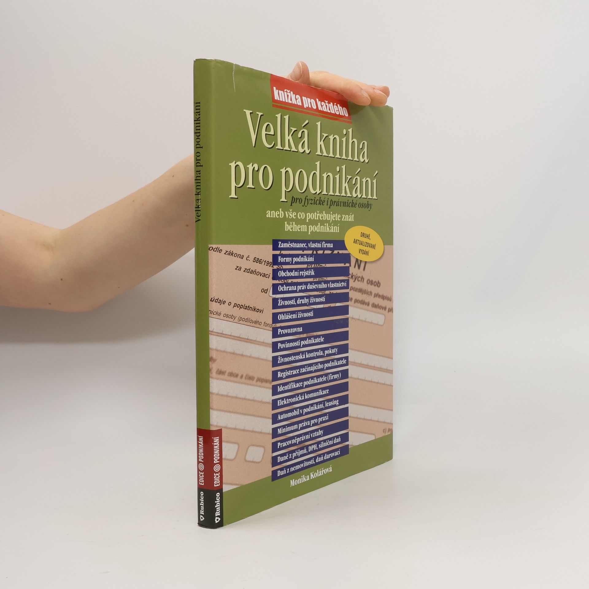 Monika Kolářová Velká kniha pro podnikání