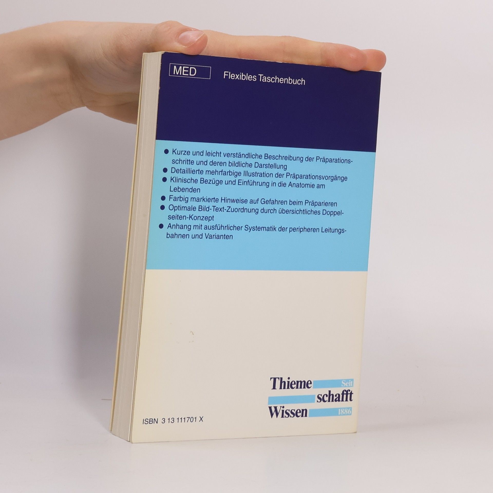 Bernhard Tillmann Taschenatlas zum Präparierkurs