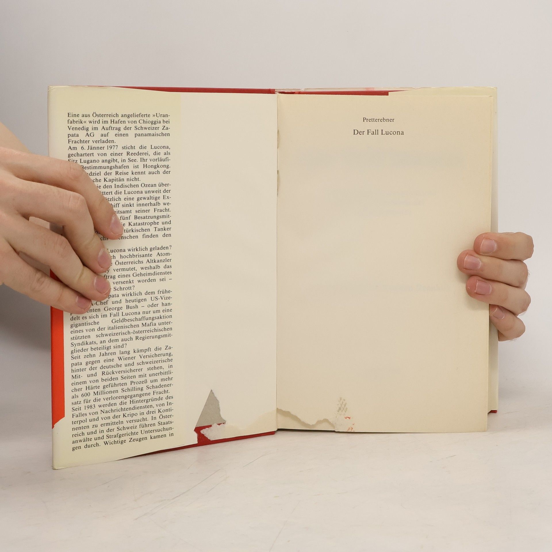 Hans Pretterebner Der Fall Lucona