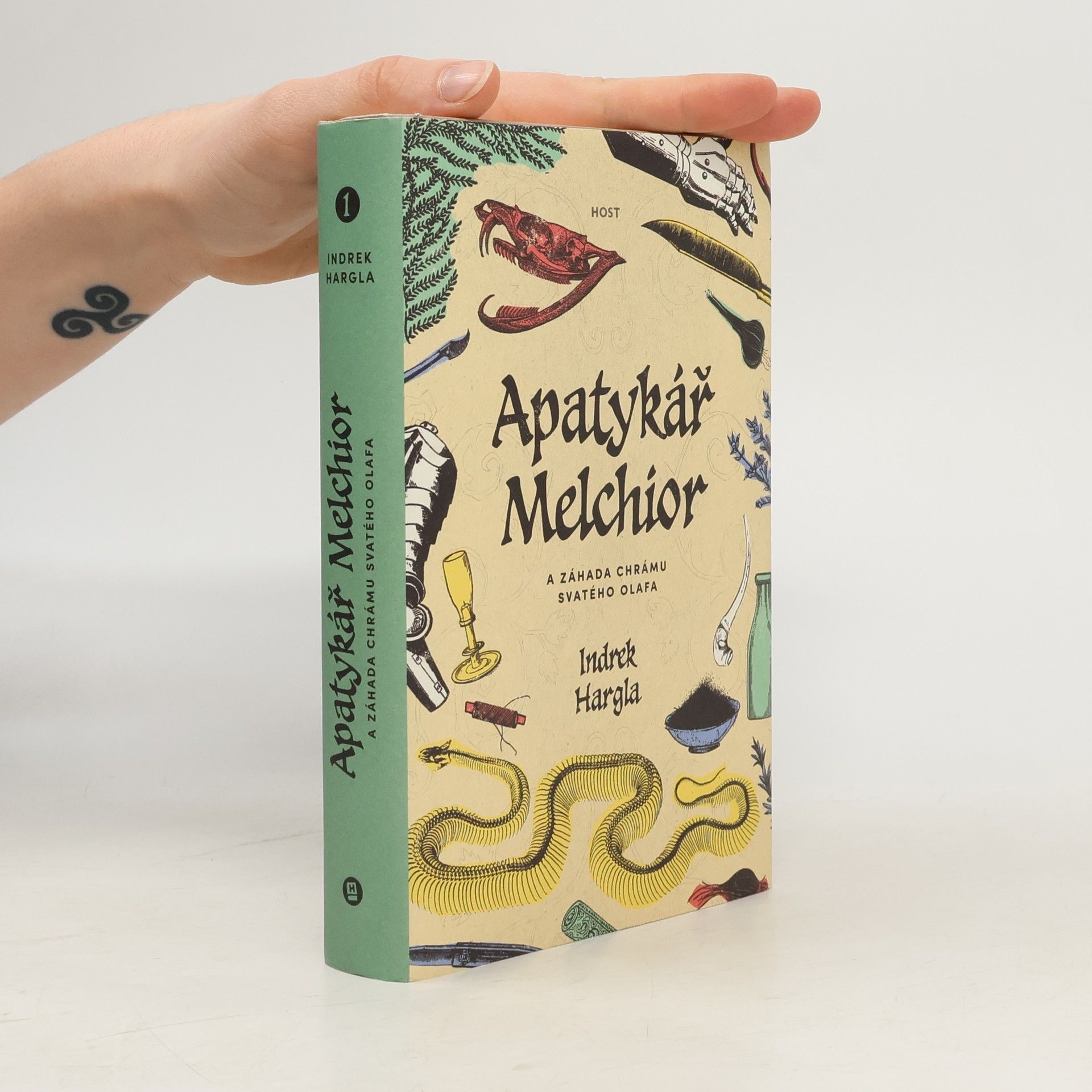 Indrek Hargla Apatykář Melchior a záhada chrámu svatého Olafa