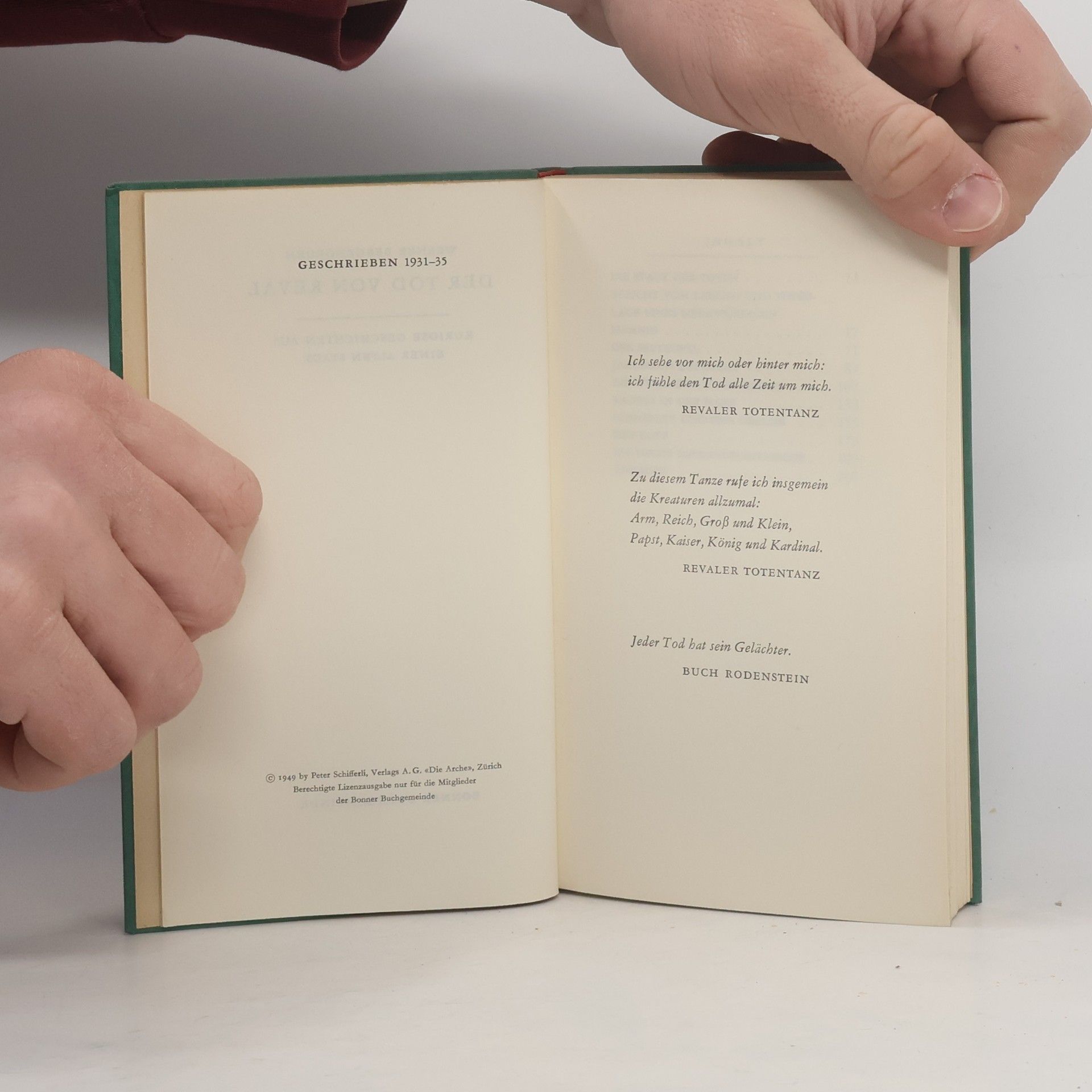 Werner Bergengruen Der Tod von Reval