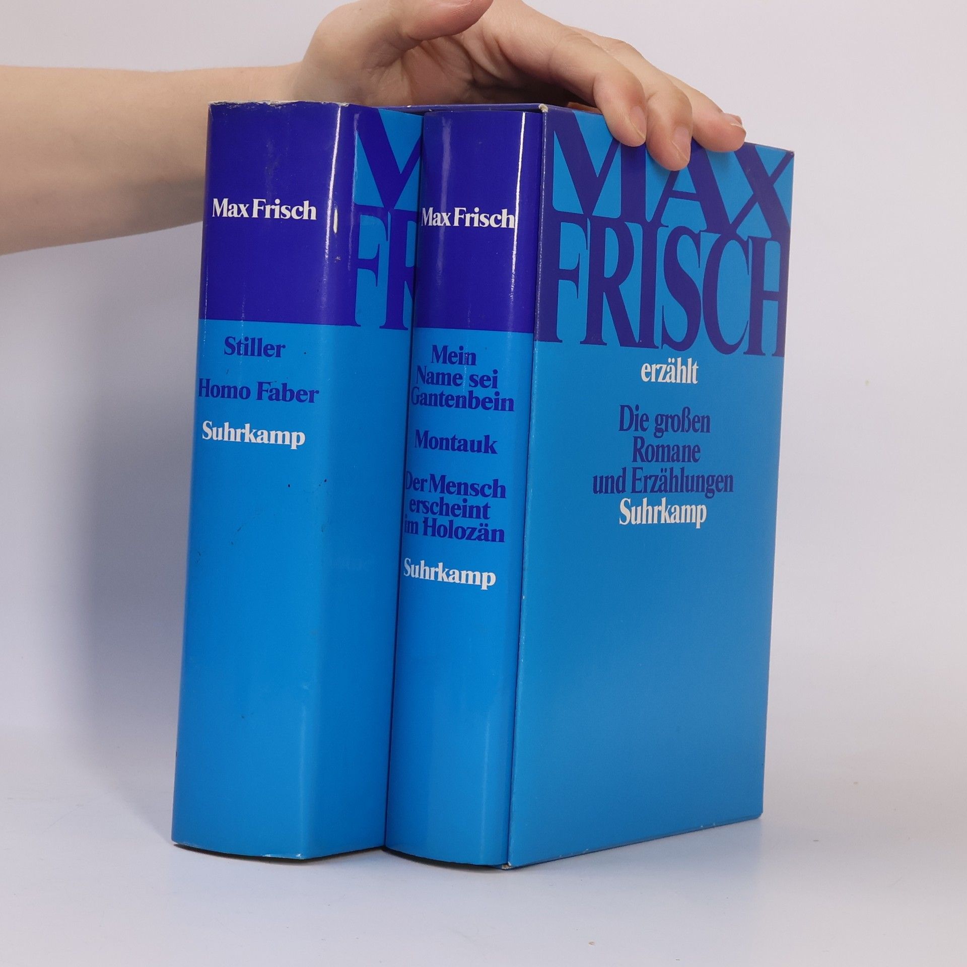 Max Frisch Max Frisch erzählt, 2 Bde.. Stiller; Homo Faber; Mein Name sei Gantenbein; Montauk; Der Mensch erscheint im Holozän. Die großen Romane u. Erzählungen