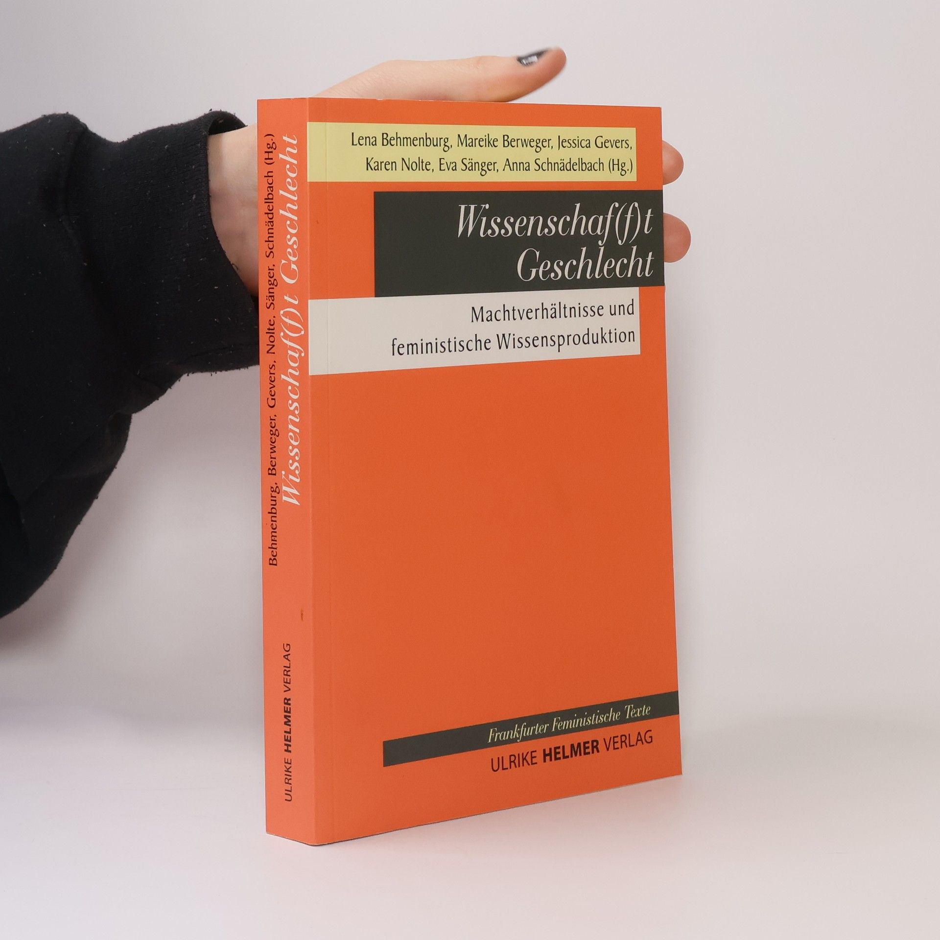 Lena Behmenburg Frankfurter feministische Texte: Wissenschaf(f)t Geschlecht