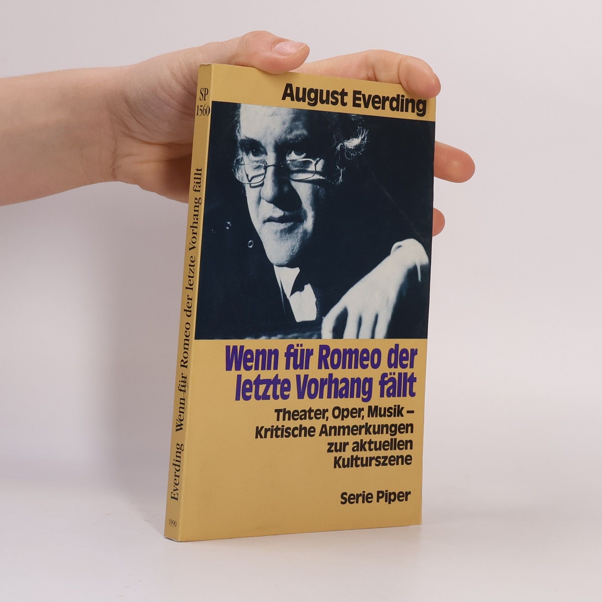 August Everding Wenn für Romeo der letzte Vorhang fällt