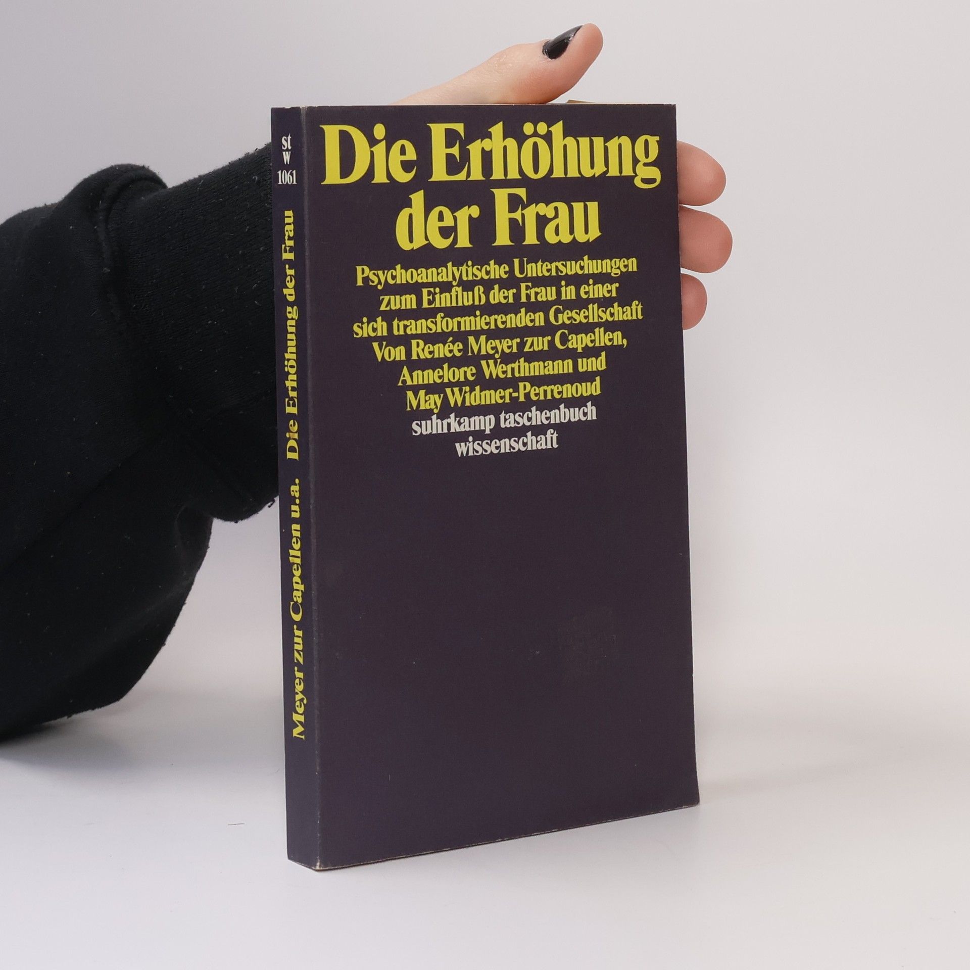 Renée Meyer zur Capellen Suhrkamp Taschenbuch Wissenschaft - 1061: Die Erhöhung der Frau