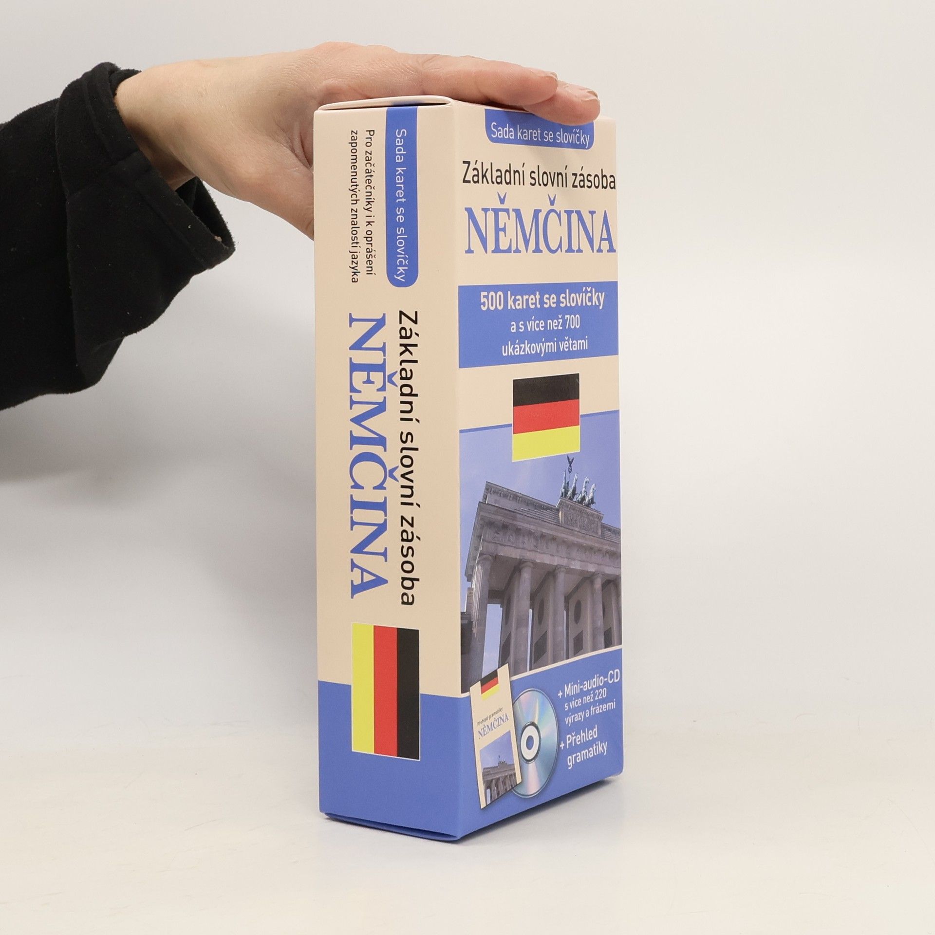 kolektiv Základní slovní zásoba. Němčina. 500 karet se slovíčky a s více než 700 ukázkovými větami