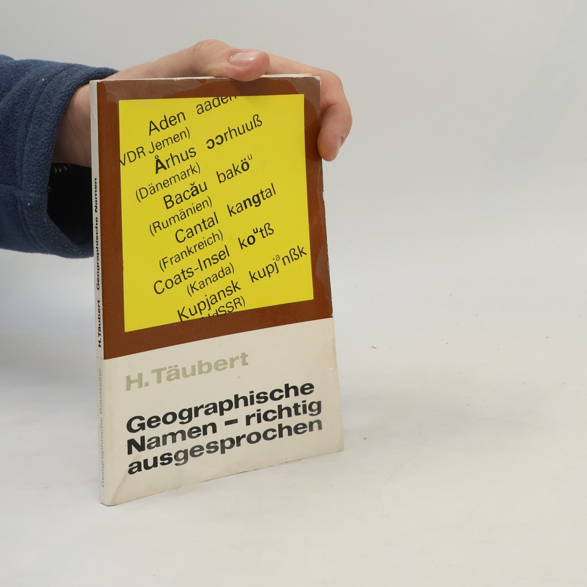 Heinrich Täubert Geographische Namen - richtig ausgesprochen