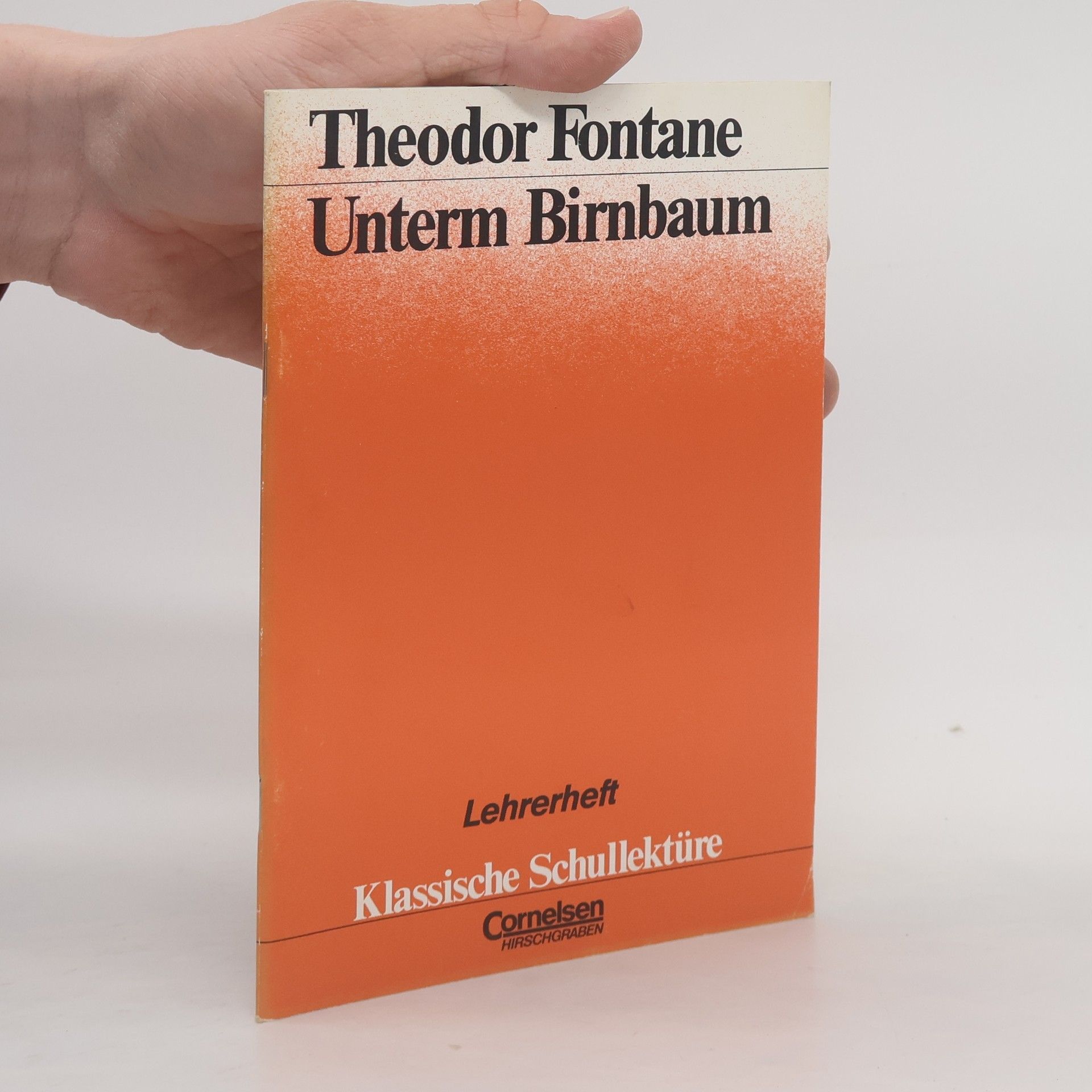 Theodor Fontane Unterm Birnbaum - Lehrerheft