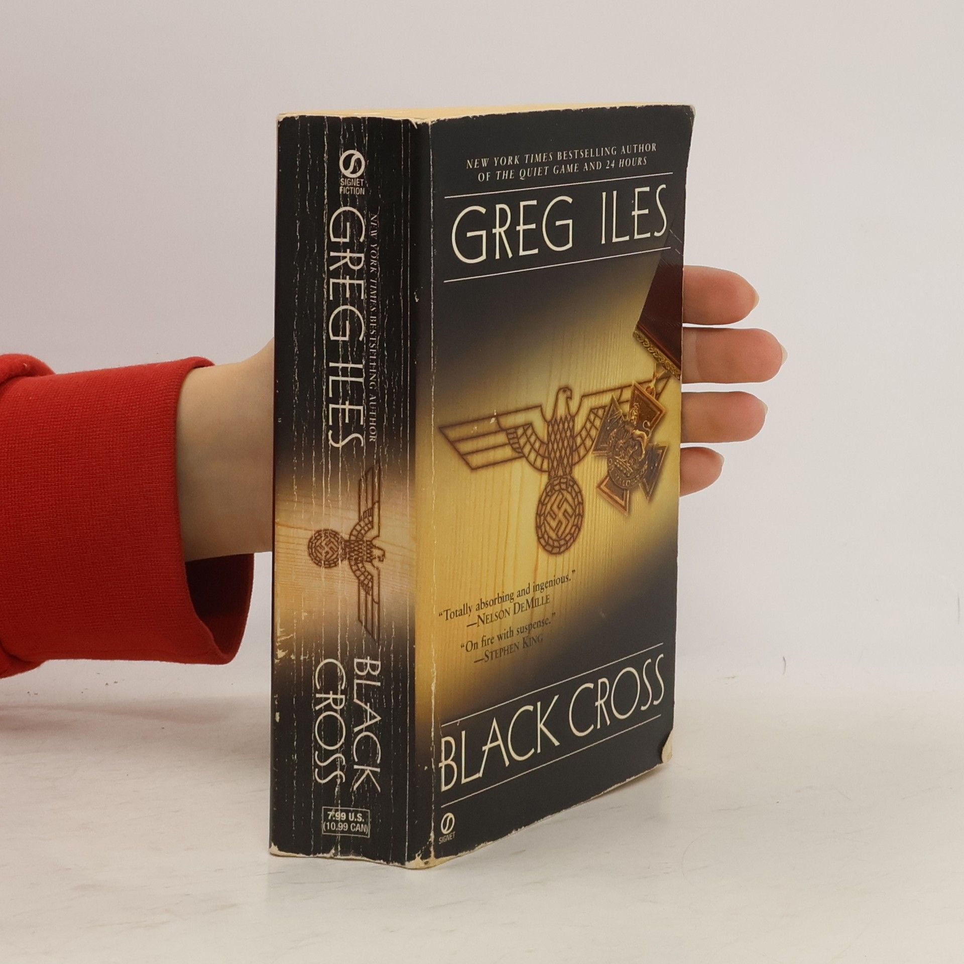 Greg Iles Black cross